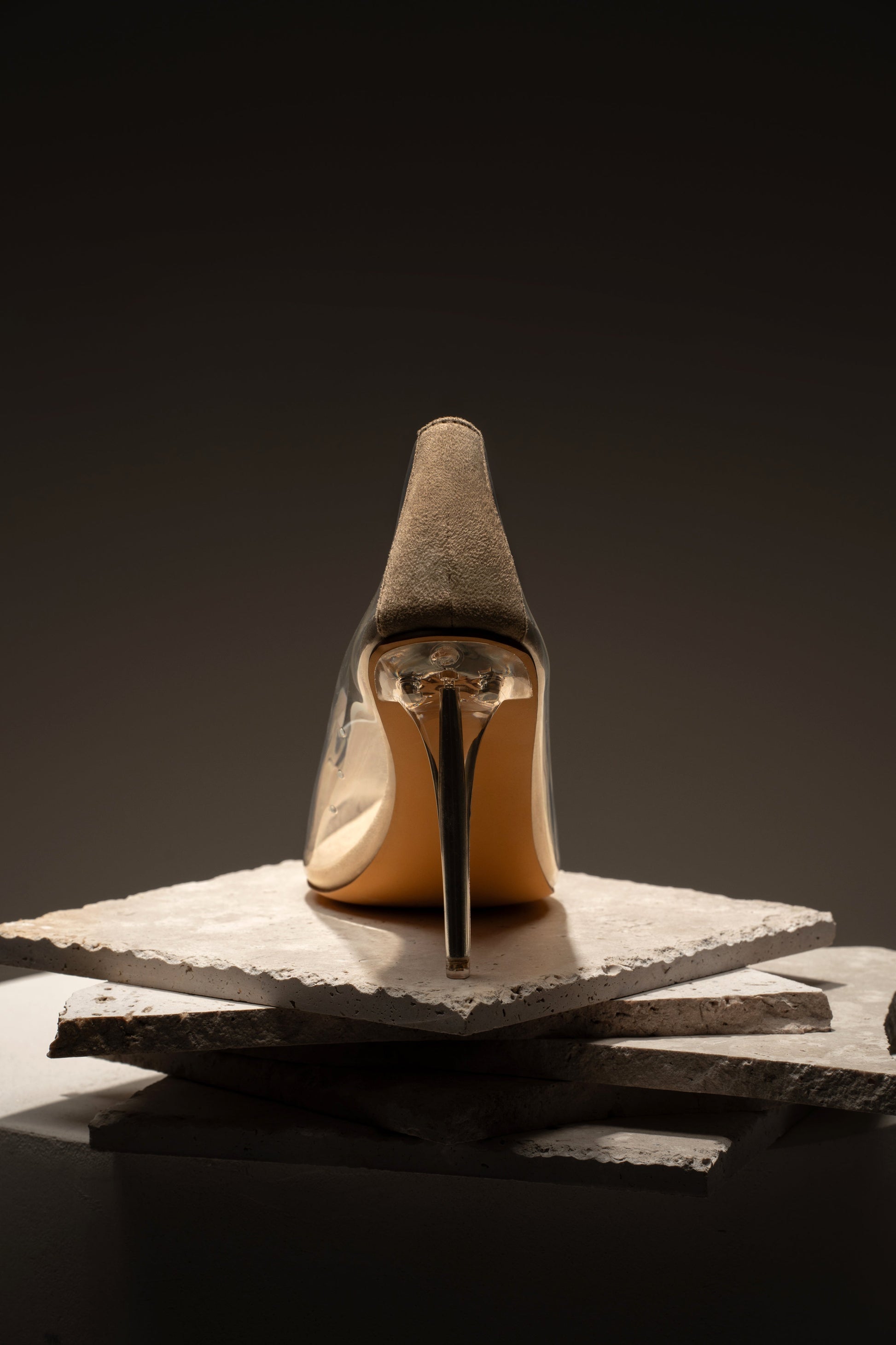 Glass Doll Clear Pumps JLUXLABEL
