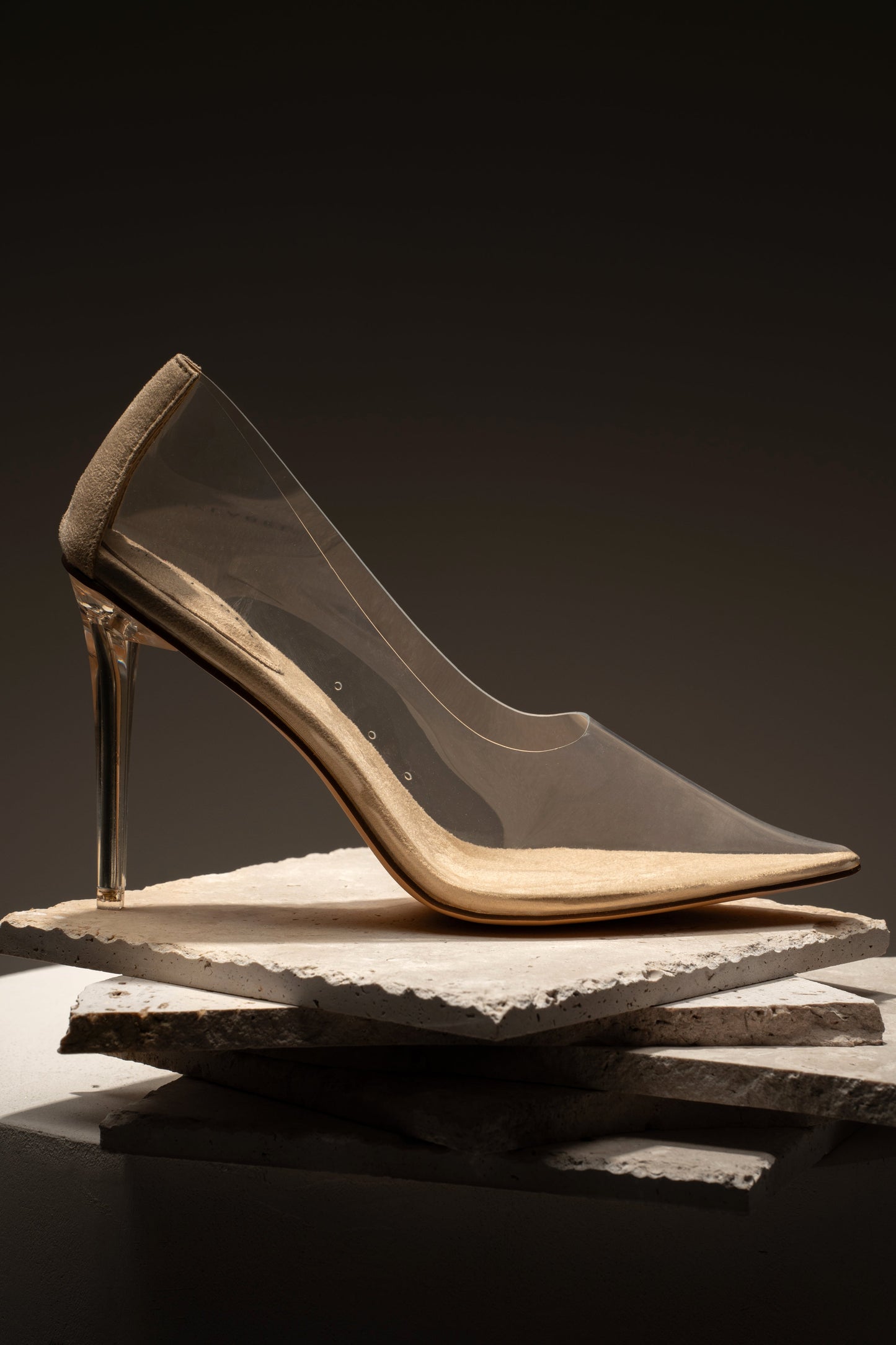 Glass Doll Clear Pumps JLUXLABEL