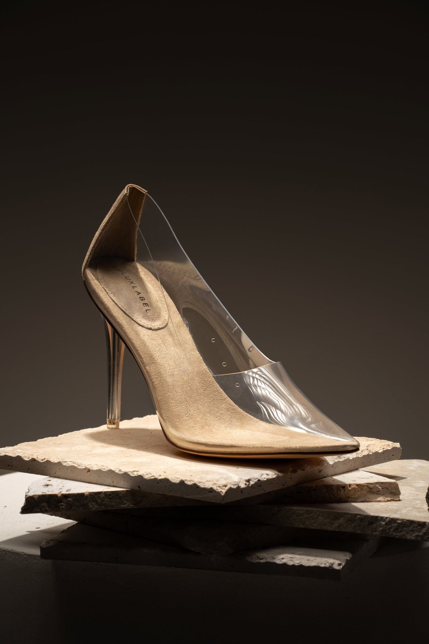 Glass Doll Clear Pumps JLUXLABEL
