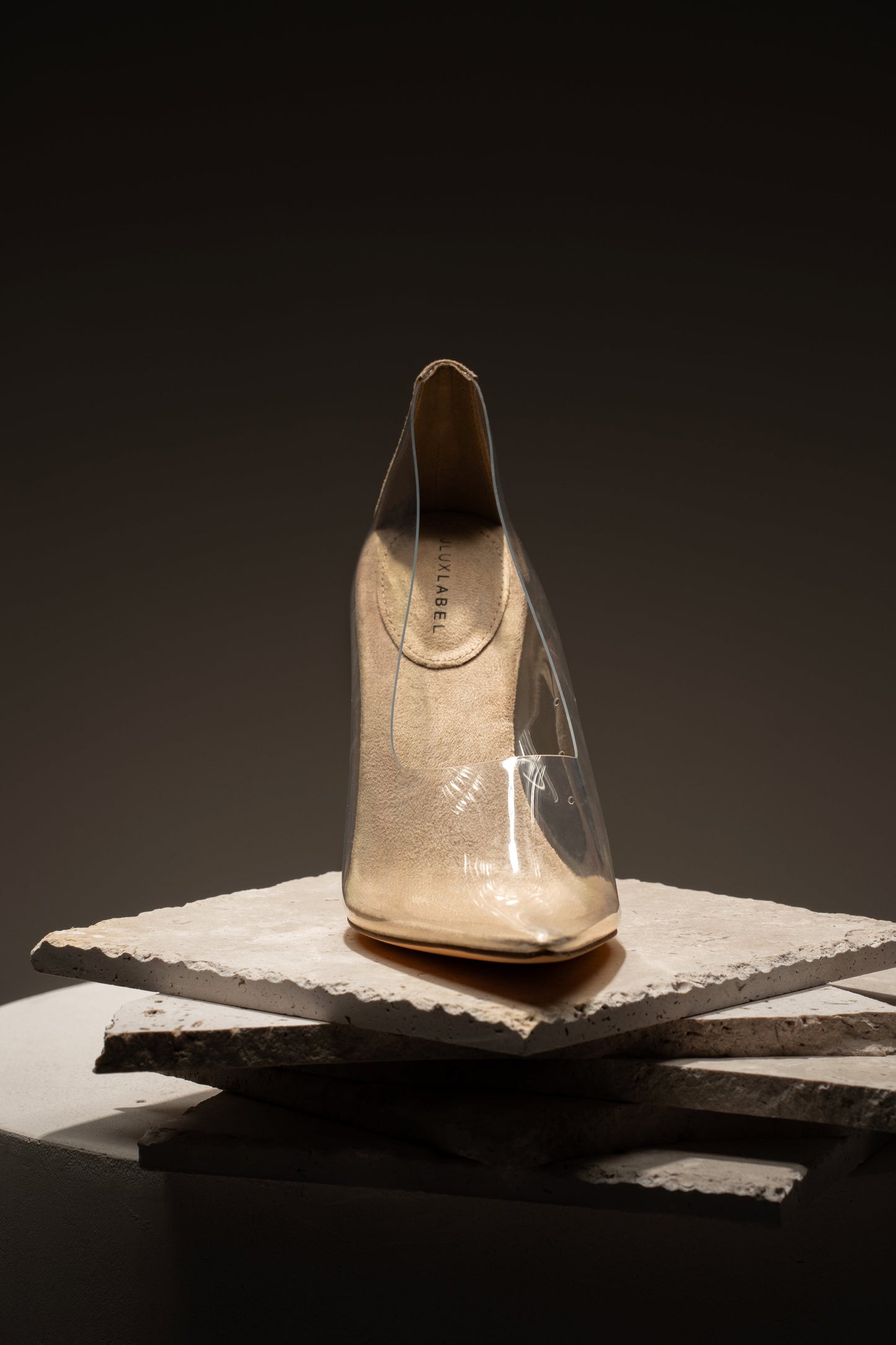 Glass Doll Clear Pumps JLUXLABEL