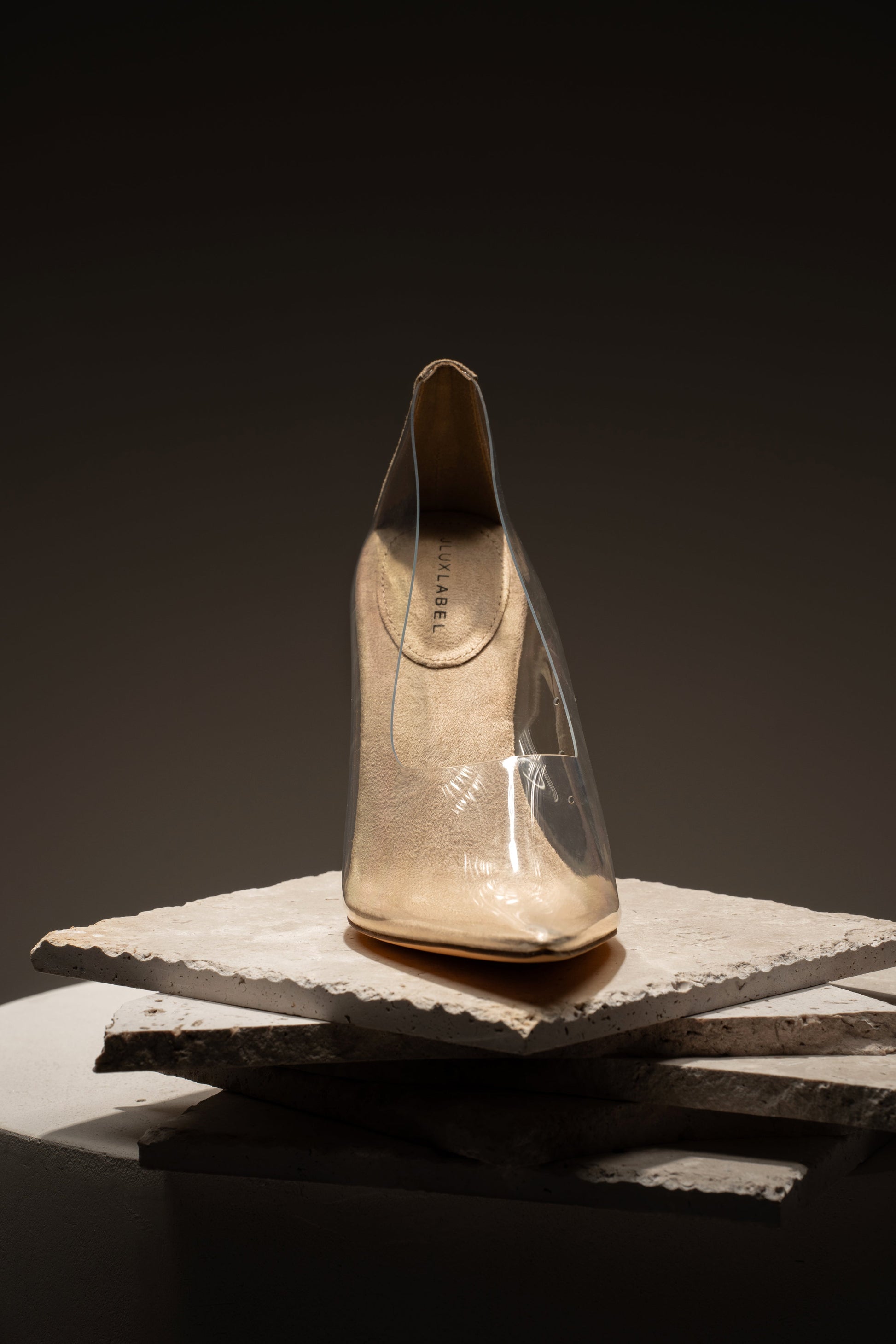 Glass Doll Clear Pumps JLUXLABEL