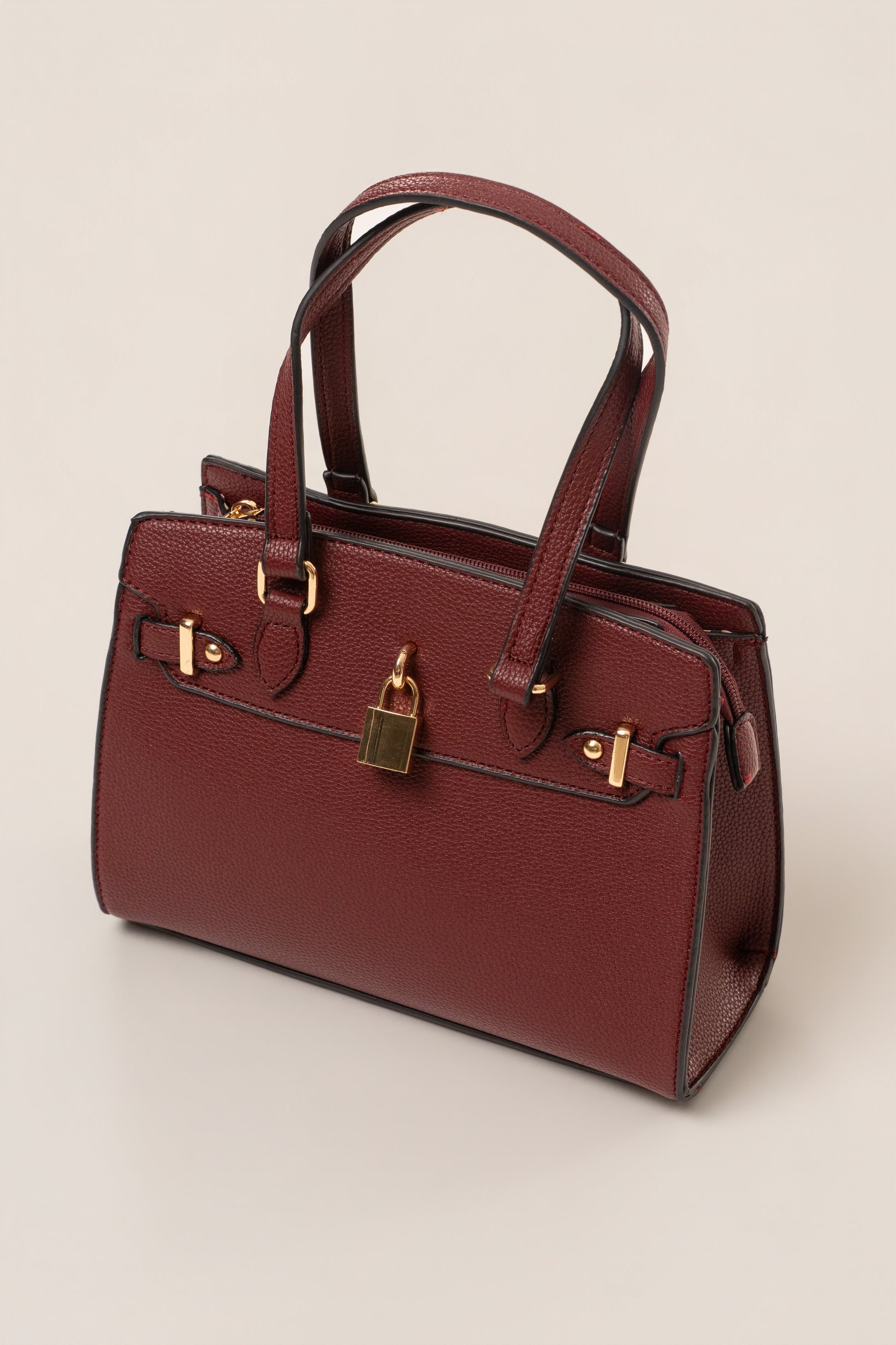 Burgundy Alva Handbag NEWFASHIONEDGE