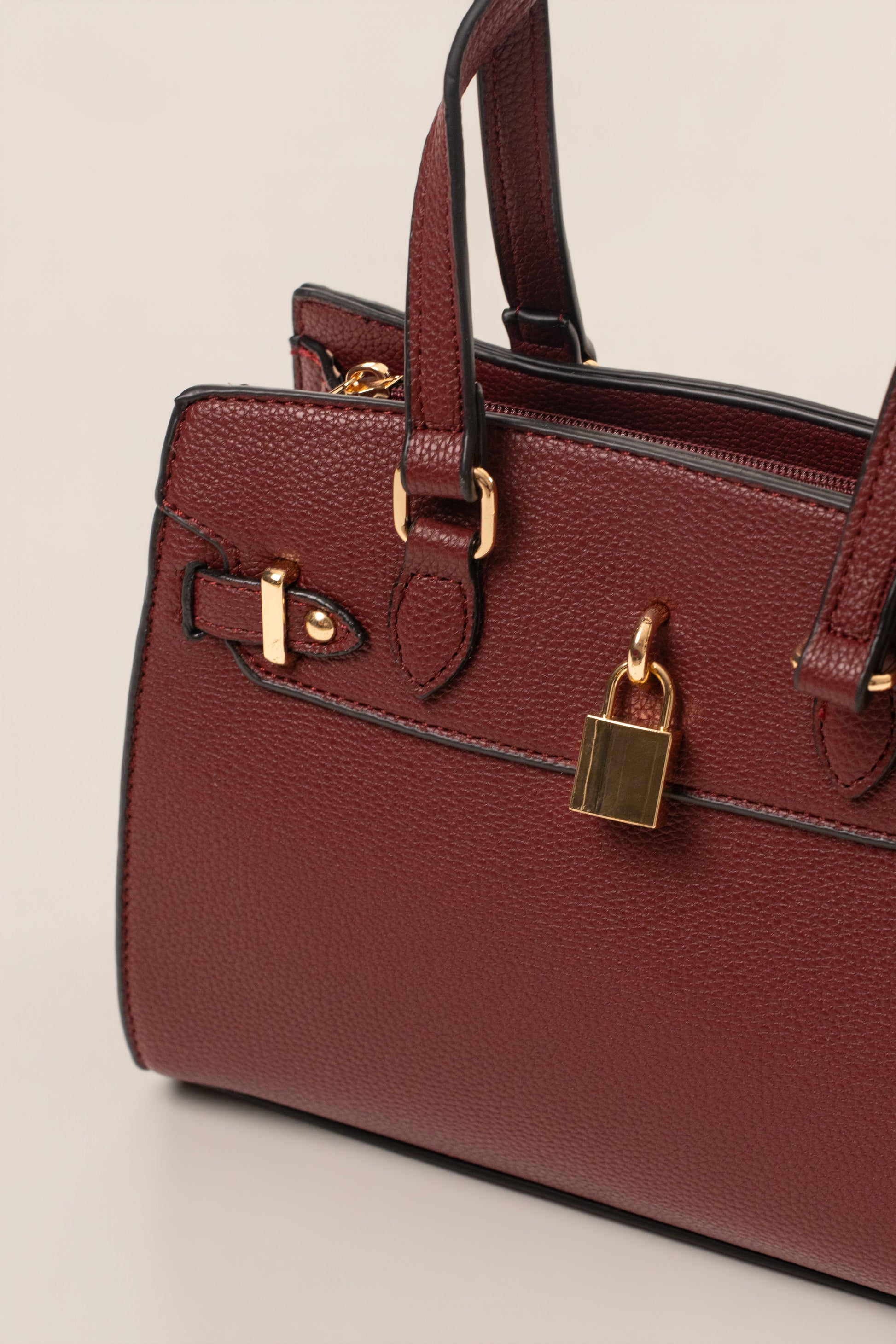 Burgundy Alva Handbag NEWFASHIONEDGE
