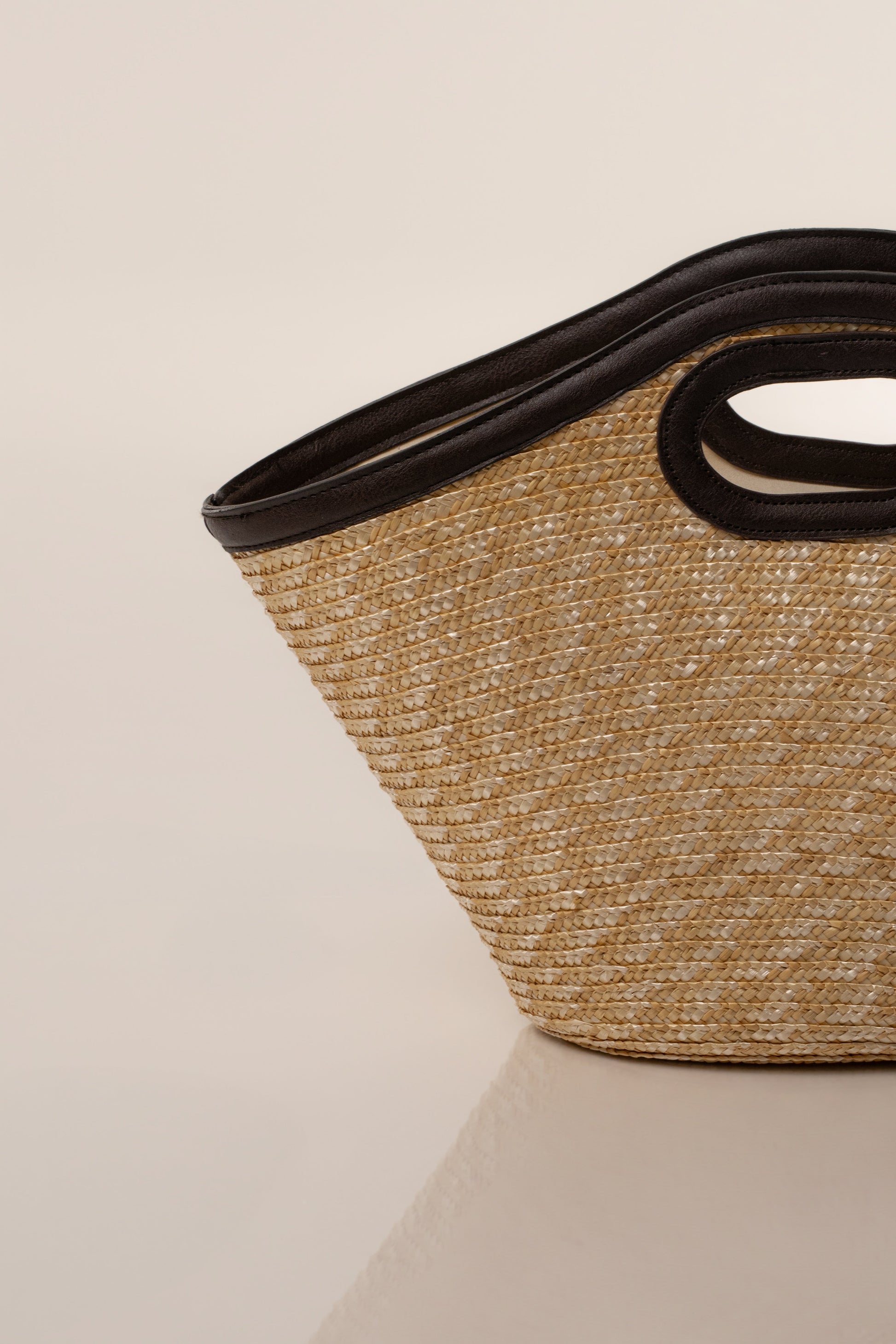 Natural Santorini Straw Tote JLUXLABEL