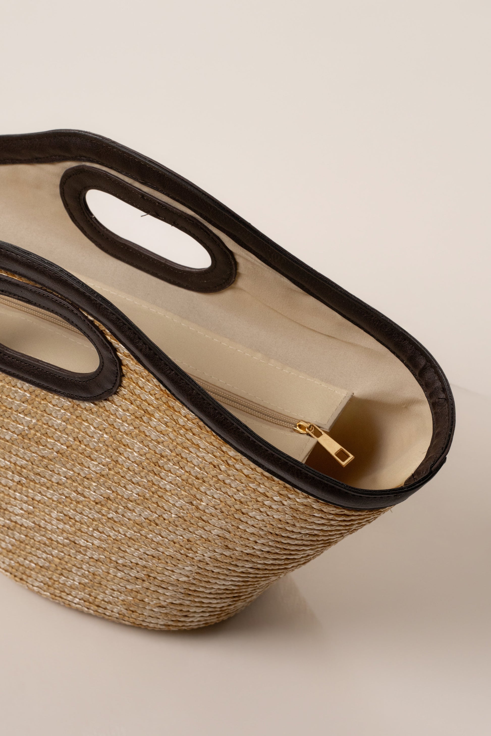 Natural Santorini Straw Tote JLUXLABEL
