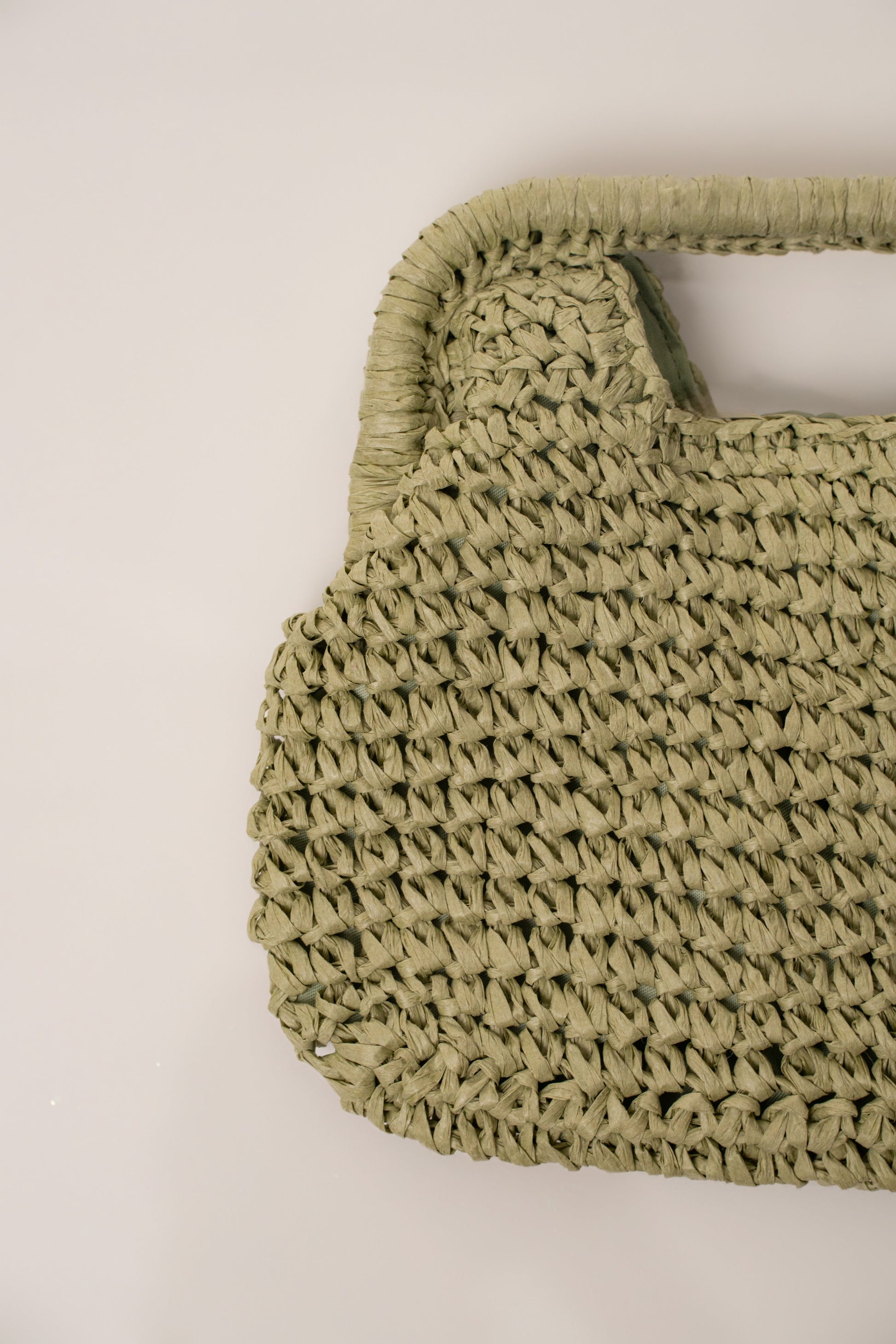 Green Coast Straw Handbag JLUXLABEL
