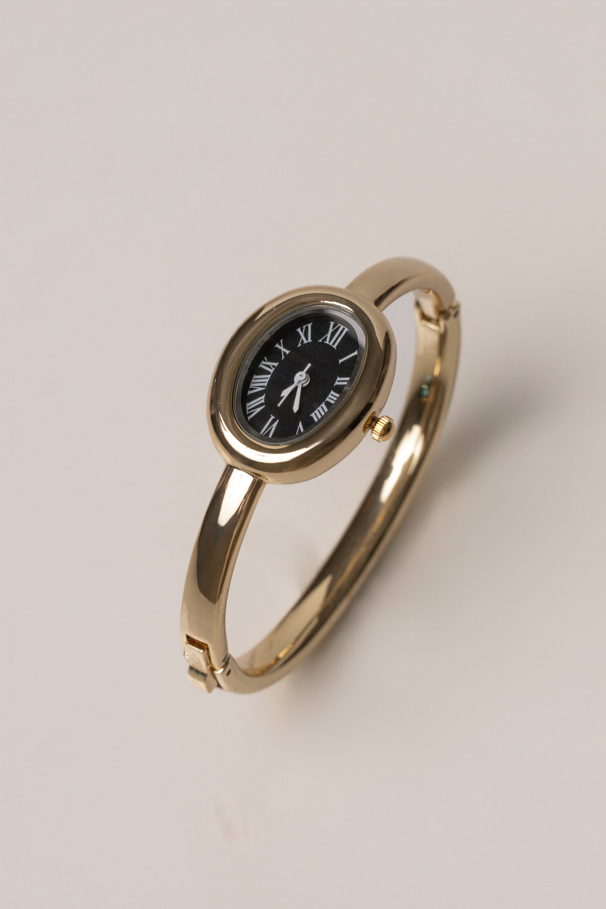 Gold Polished Hour Watch JLUXLABEL