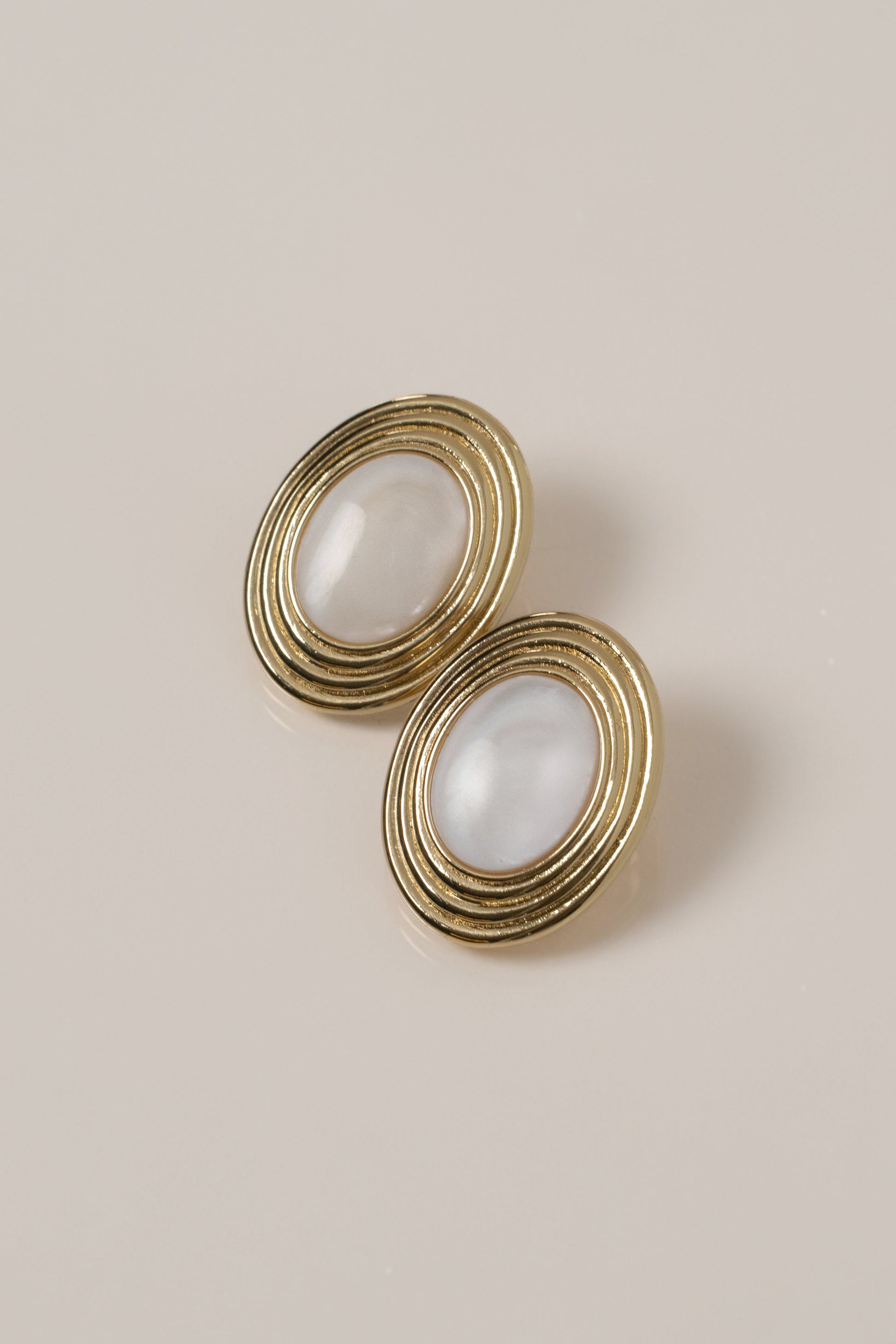 Gold Imperial Pearl Earrings JLUXLABEL