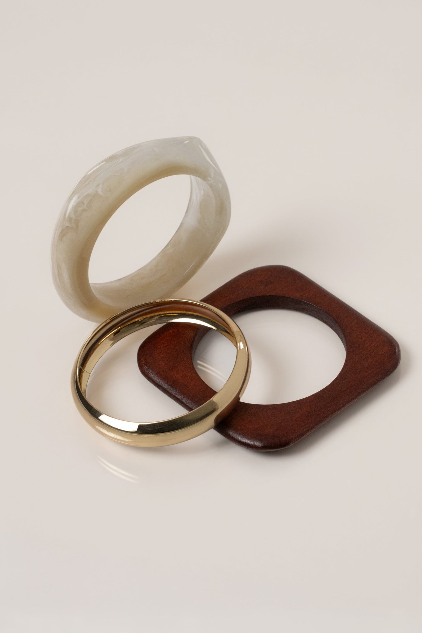 Gold Sunlit Bracelet Set JLUXLABEL