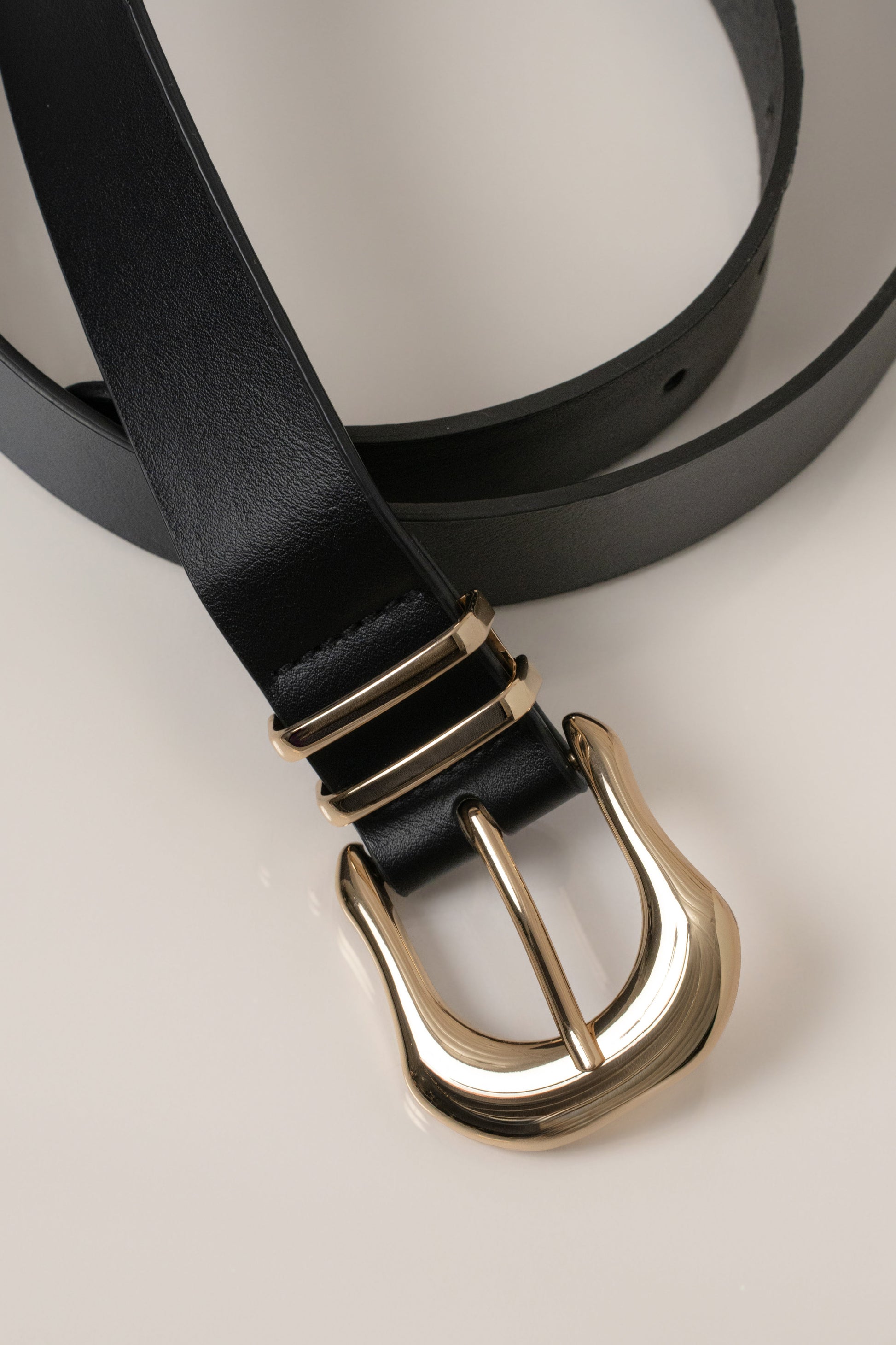 Black Dahlia Buckle Belt JLUXLABEL