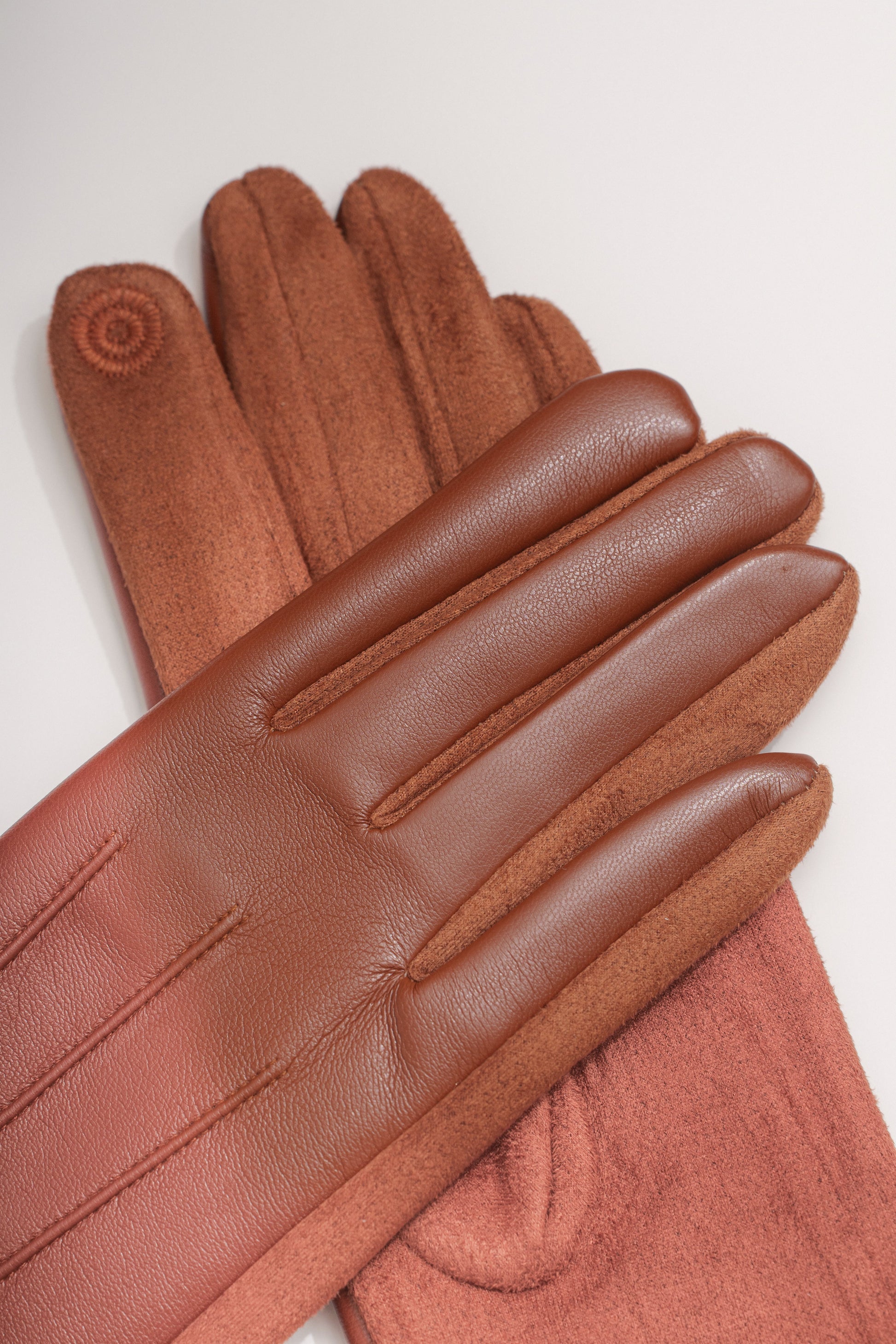 Terra Cotta Après Ski Gloves JLUXLABEL