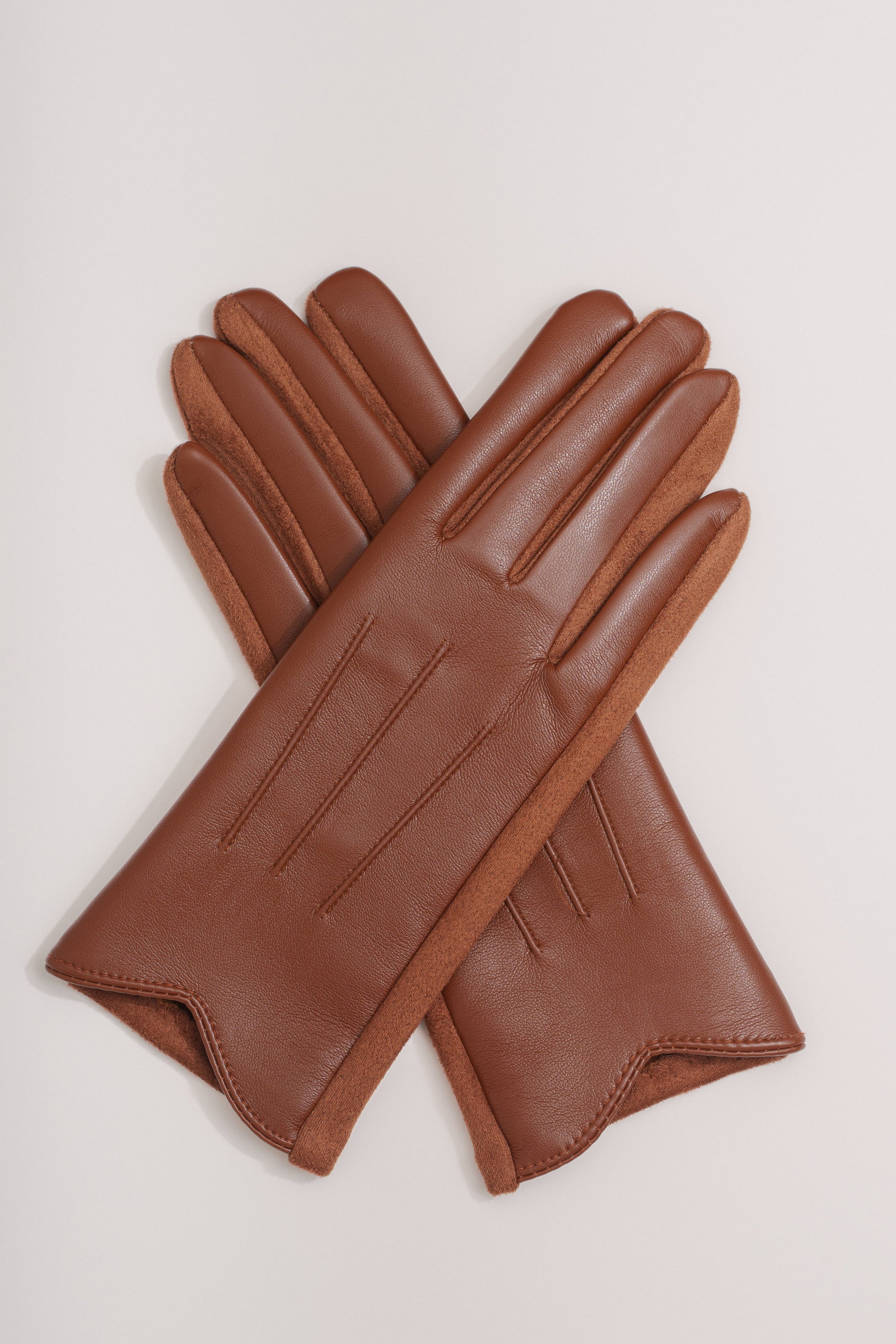 Terra Cotta Après Ski Gloves JLUXLABEL