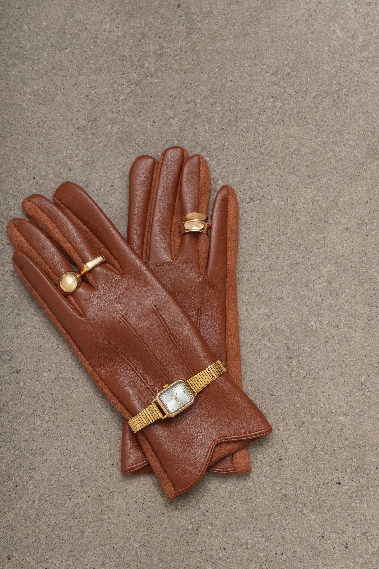 Terra Cotta Après Ski Gloves JLUXLABEL