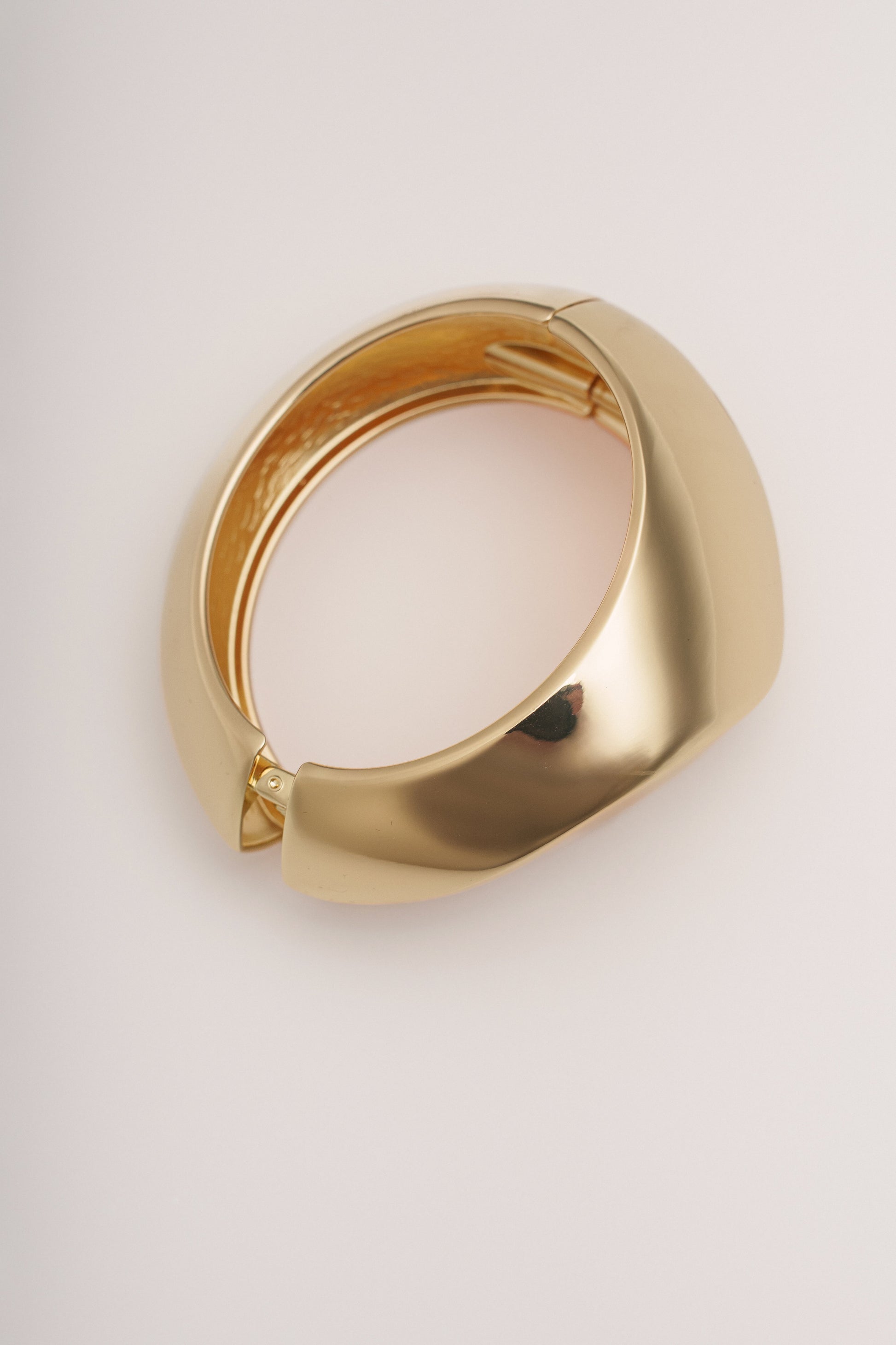 Gold Blair Hinge Bracelet JLUXLABEL