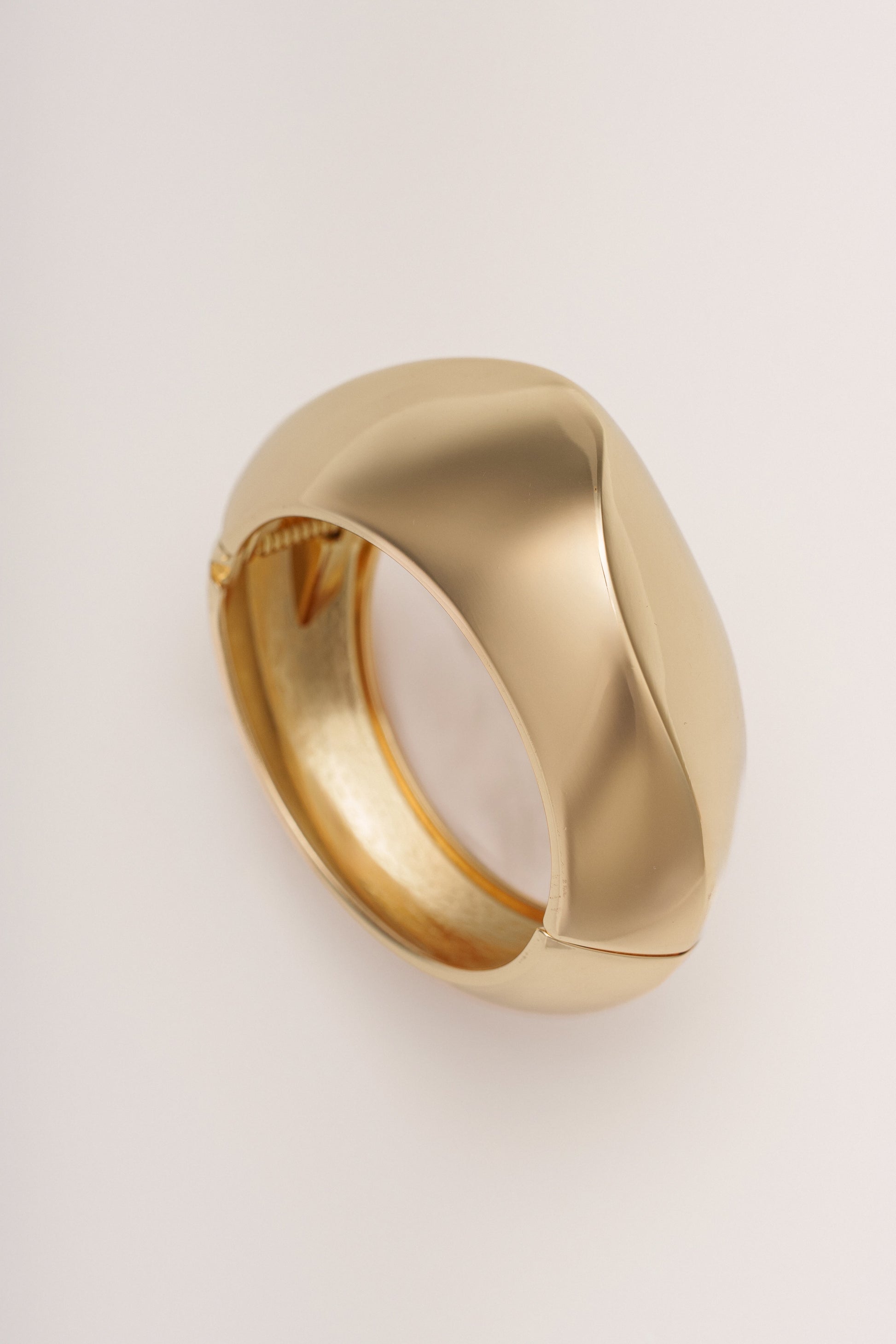 Gold Blair Hinge Bracelet JLUXLABEL