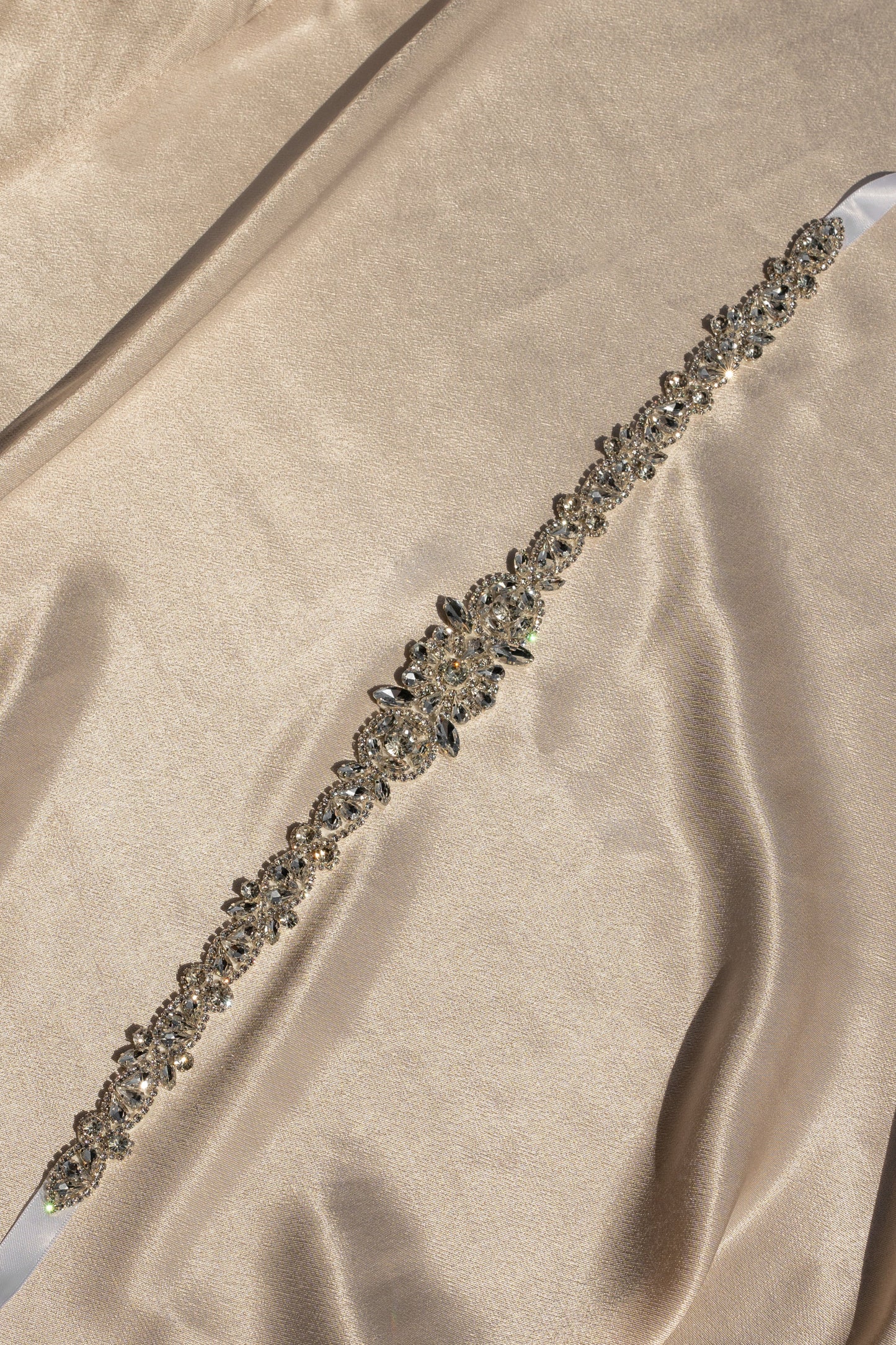Silver Eternal Love Bridal Sash JLUXLABEL