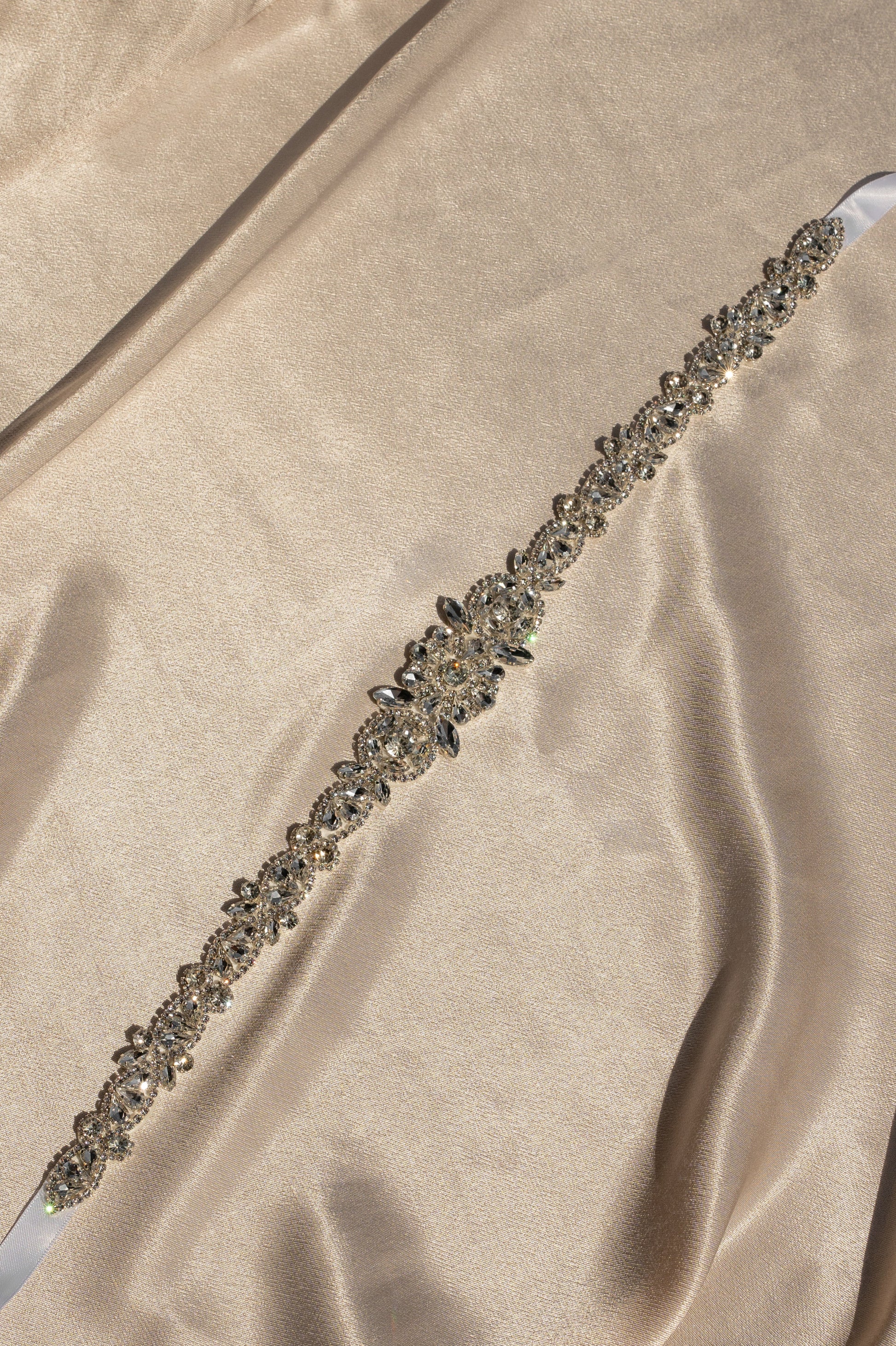 Silver Eternal Love Bridal Sash JLUXLABEL