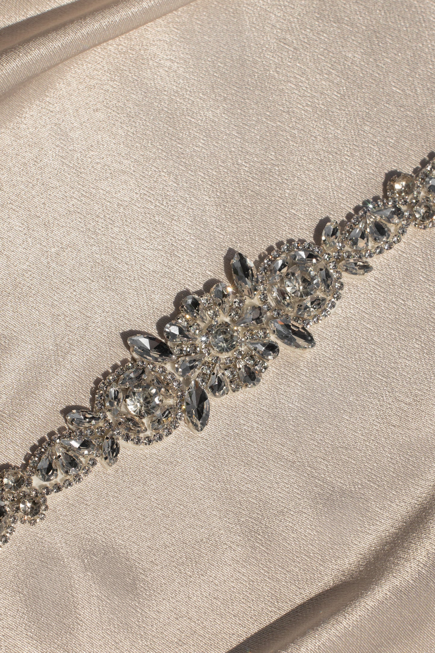 Silver Eternal Love Bridal Sash JLUXLABEL