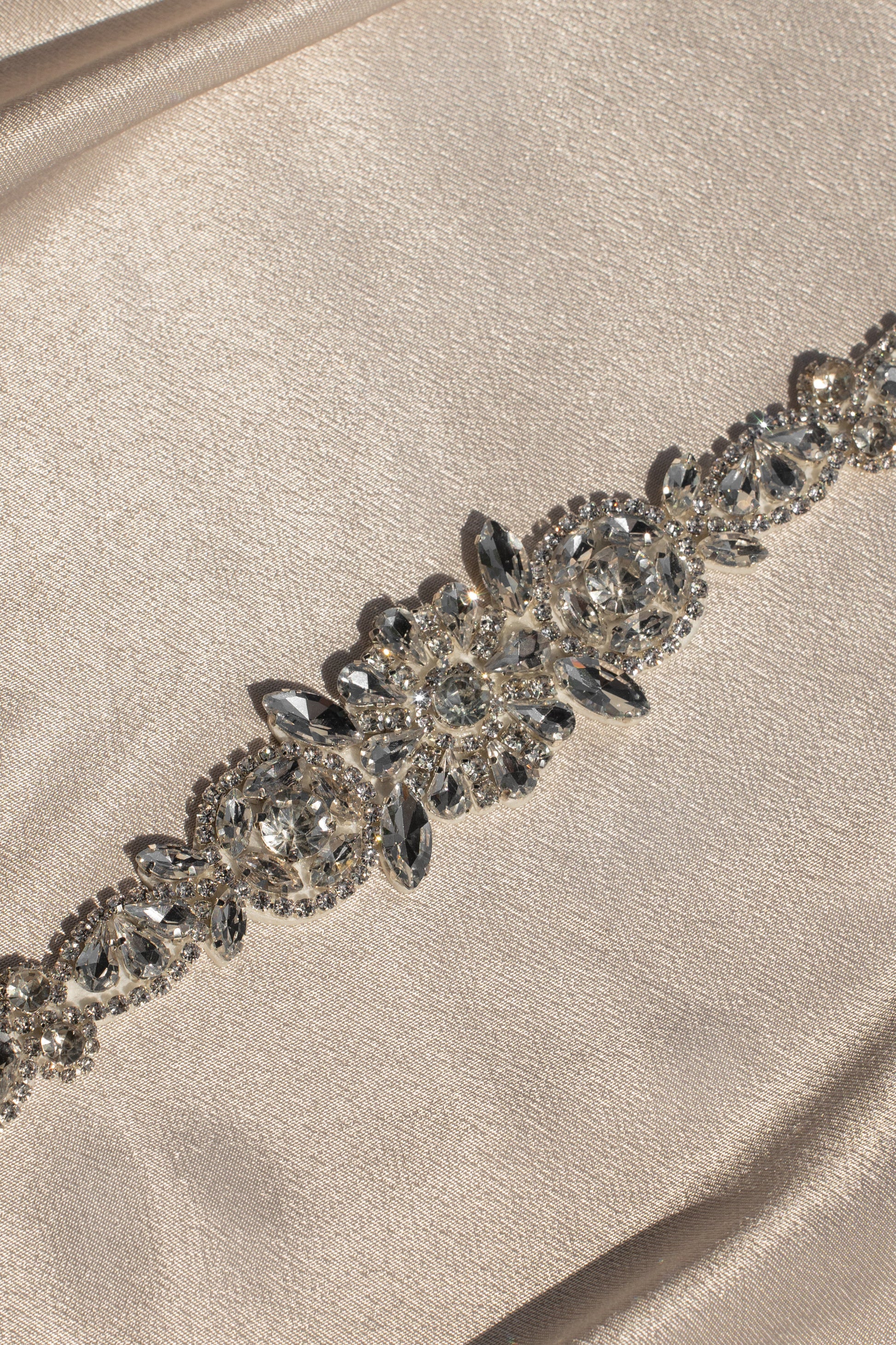 Silver Eternal Love Bridal Sash JLUXLABEL