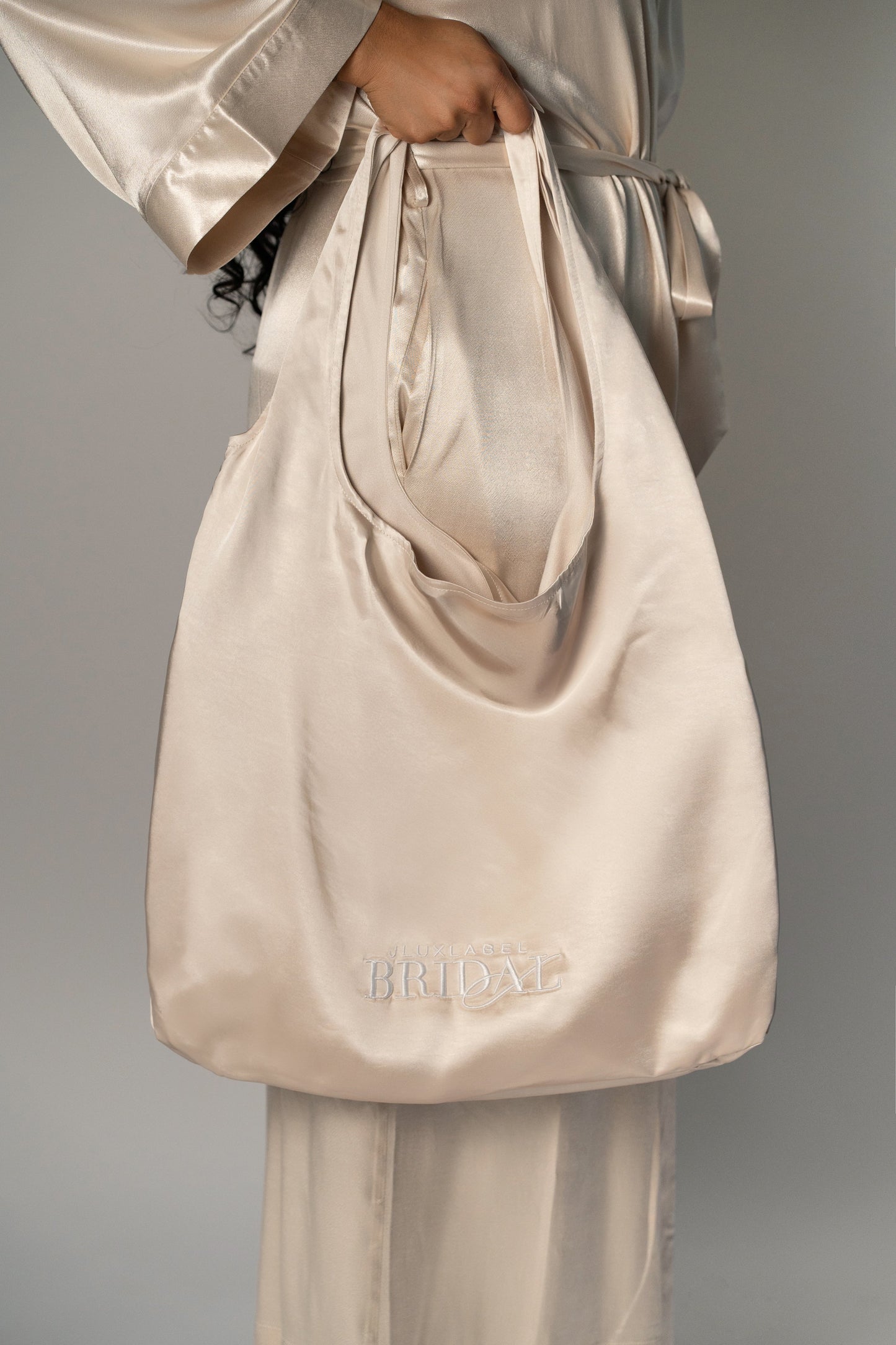 Champagne Love Story Bridal Handbag JLUXLABEL