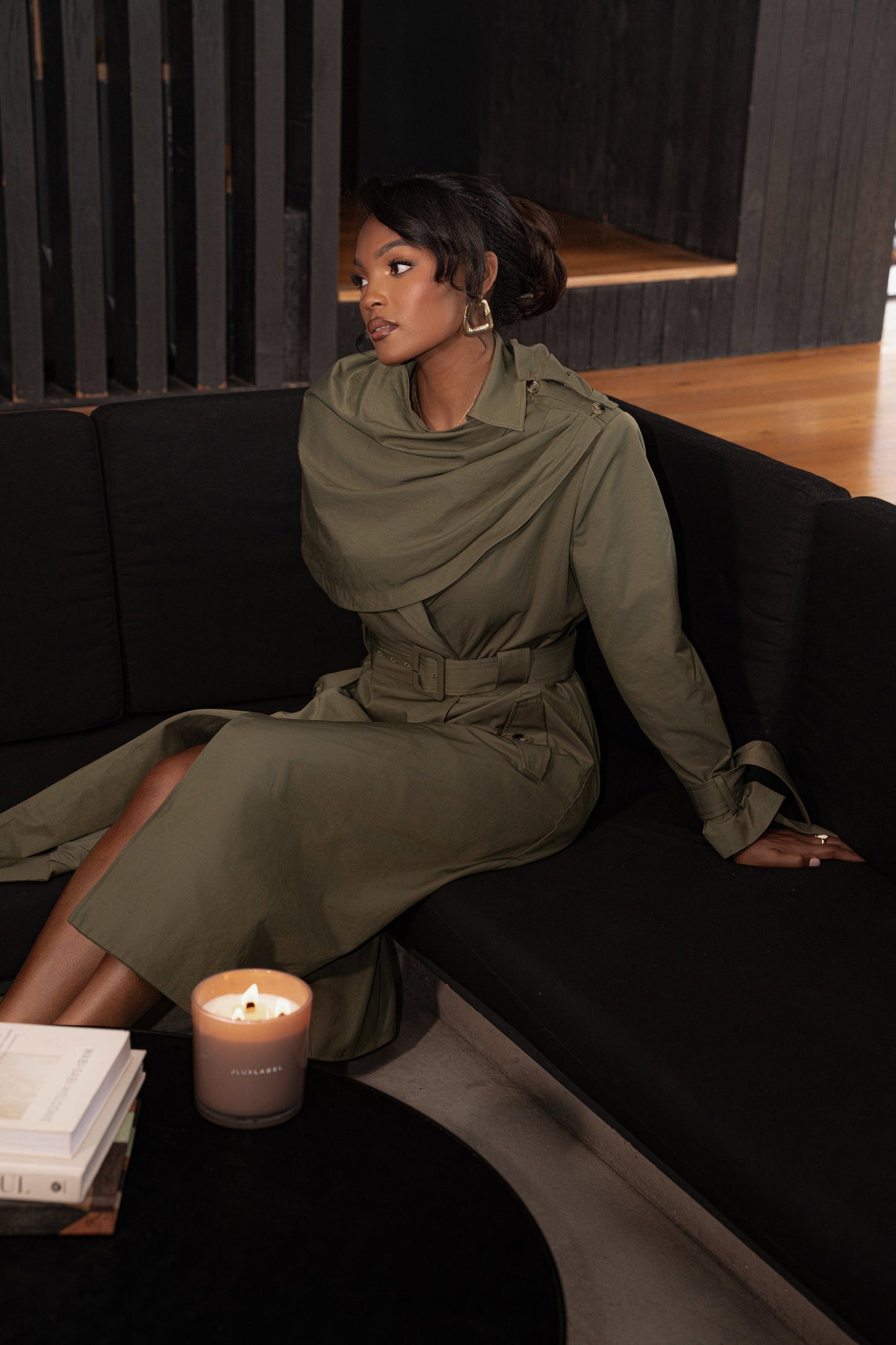 Olive The Classic Trench Coat JLUXLABEL