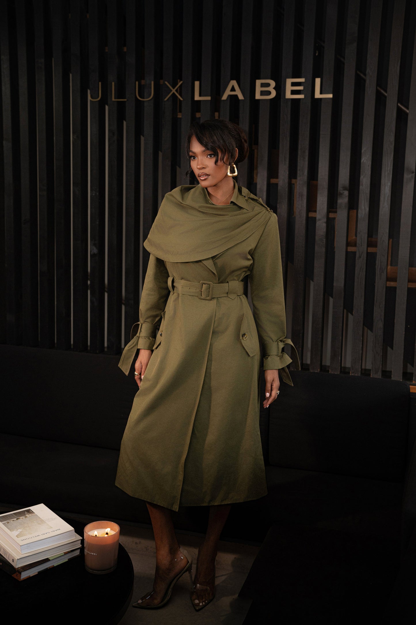 Olive The Classic Trench Coat JLUXLABEL