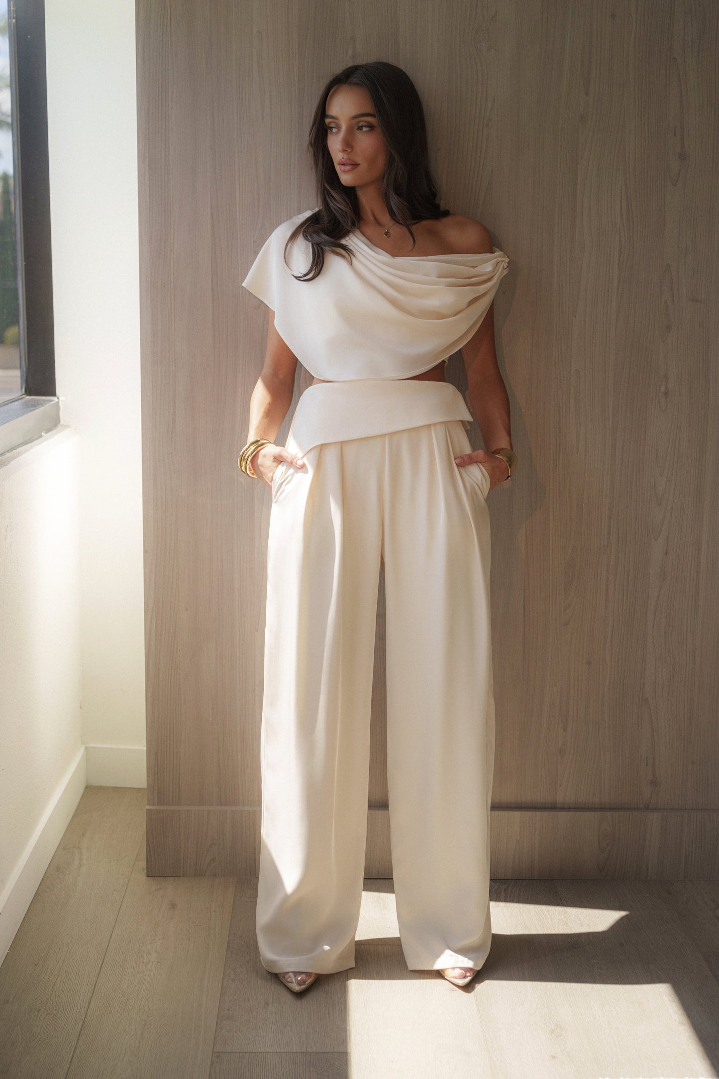 Buttercream Executive Trousers JLUXLABEL