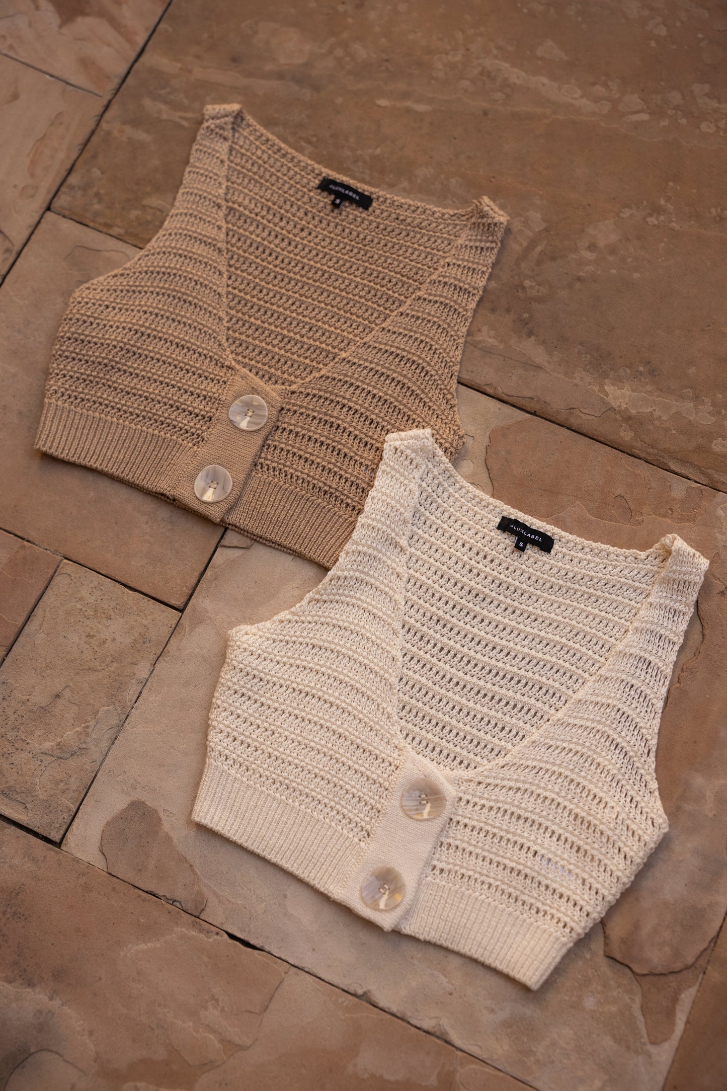 Ivory Salmah Crochet Top JLUXLABEL