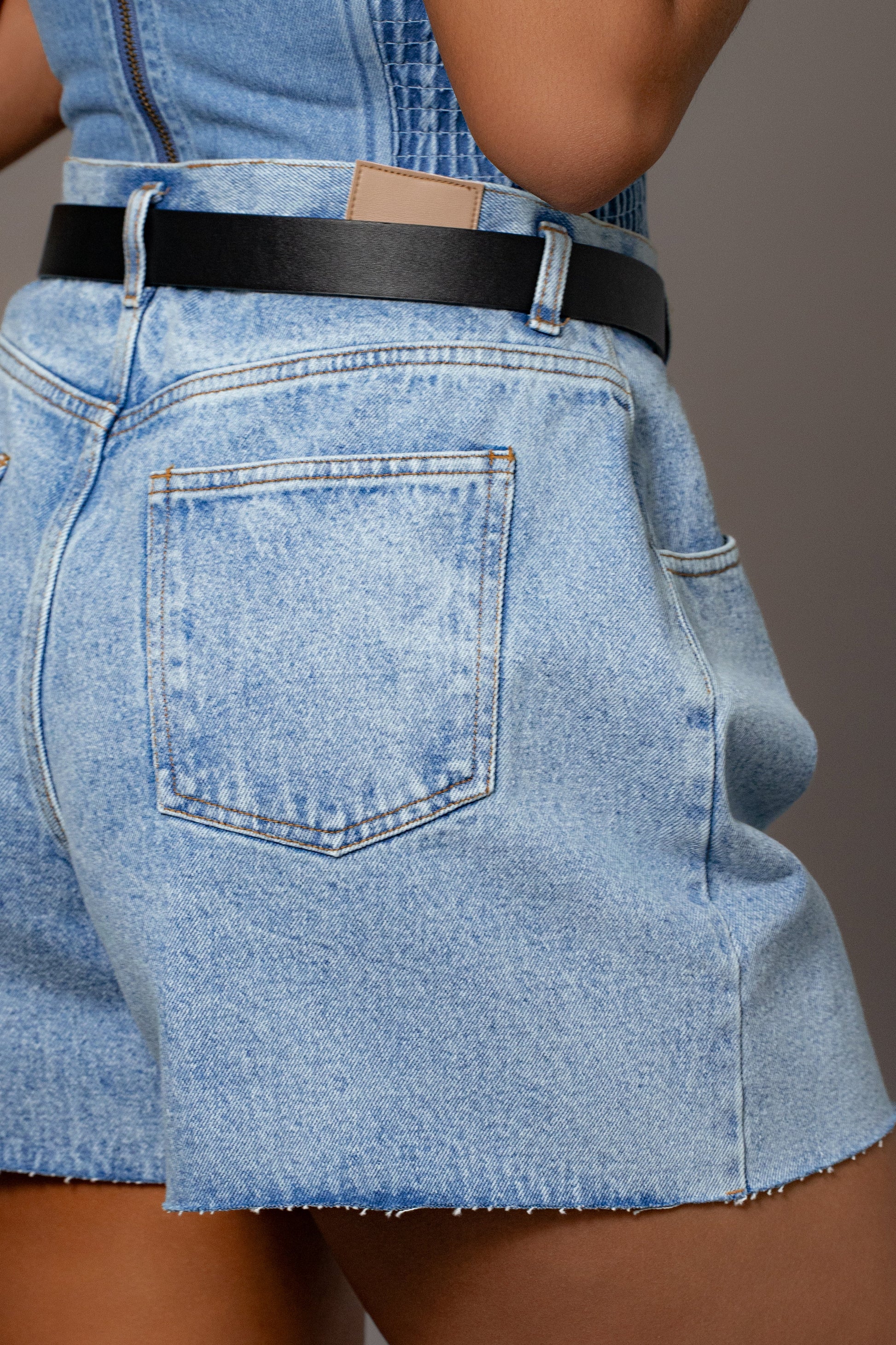 Medium Wash Denim Jourdan Shorts JLUXLABEL