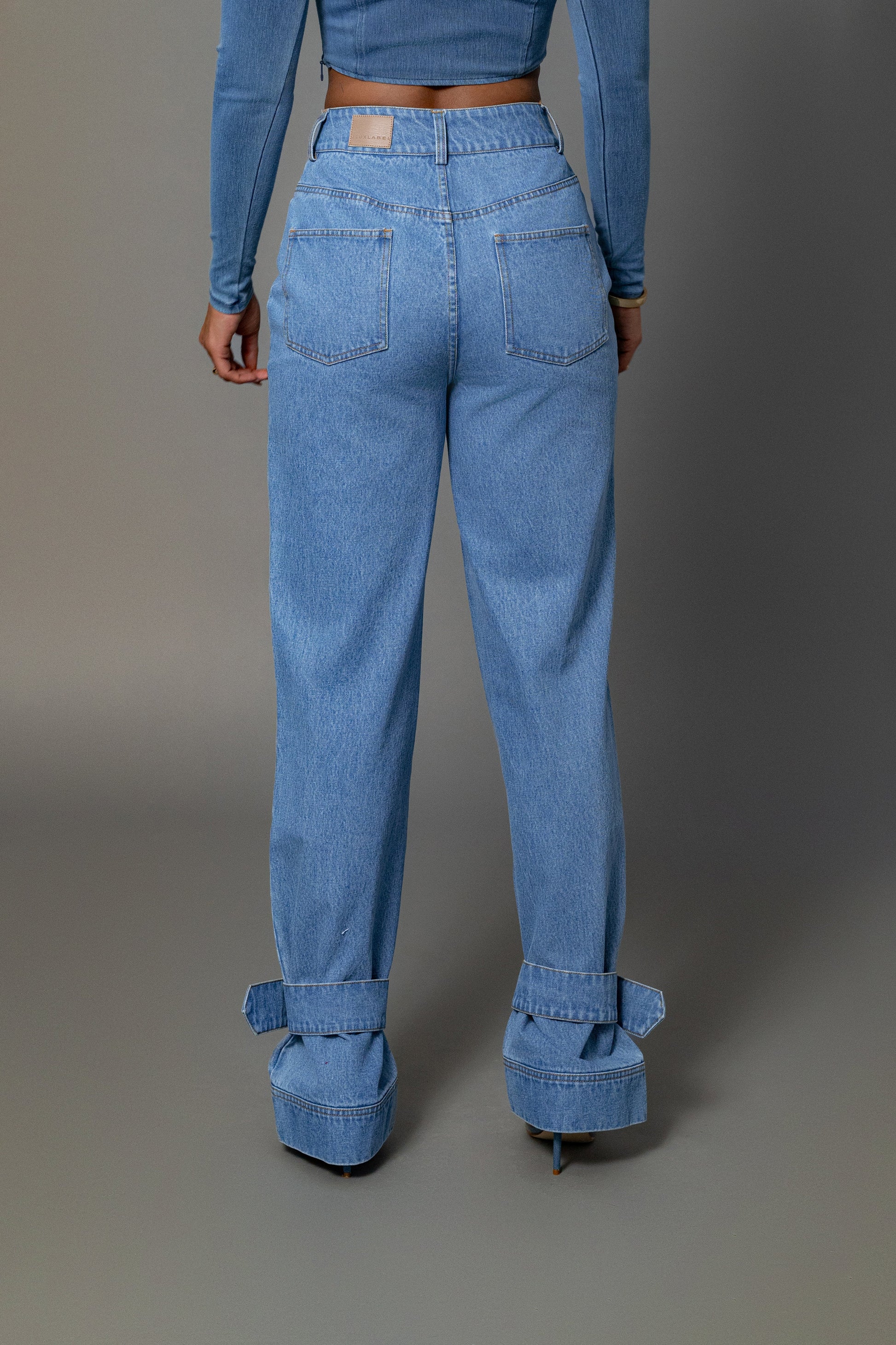 Medium Wash Sissel Denim Jeans JLUXLABEL