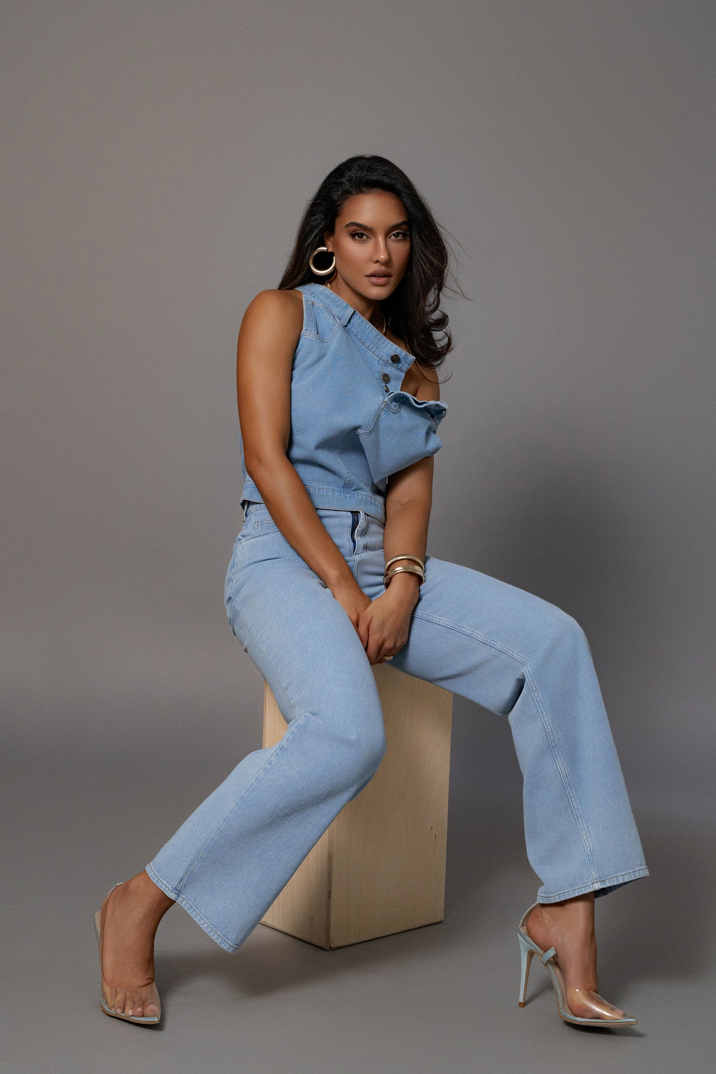 Medium Wash Denim Aline Jeans JLUXLABEL