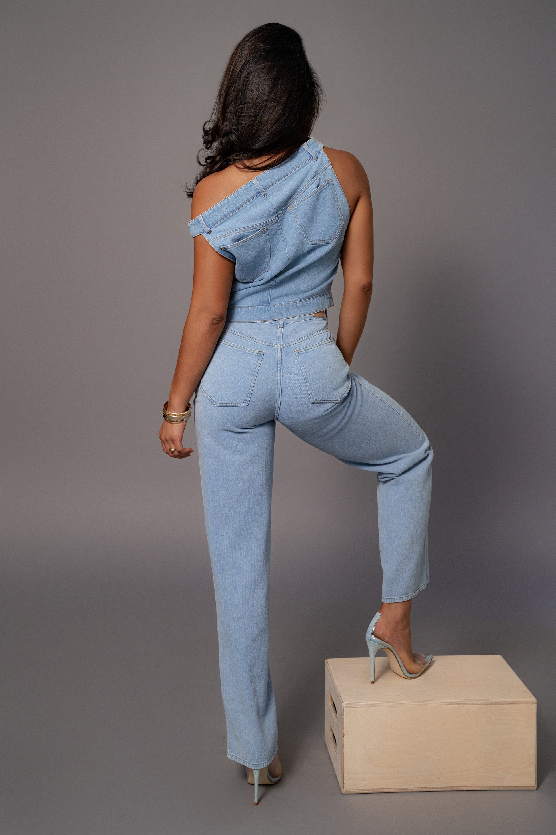 Medium Wash Denim Aline Jeans JLUXLABEL