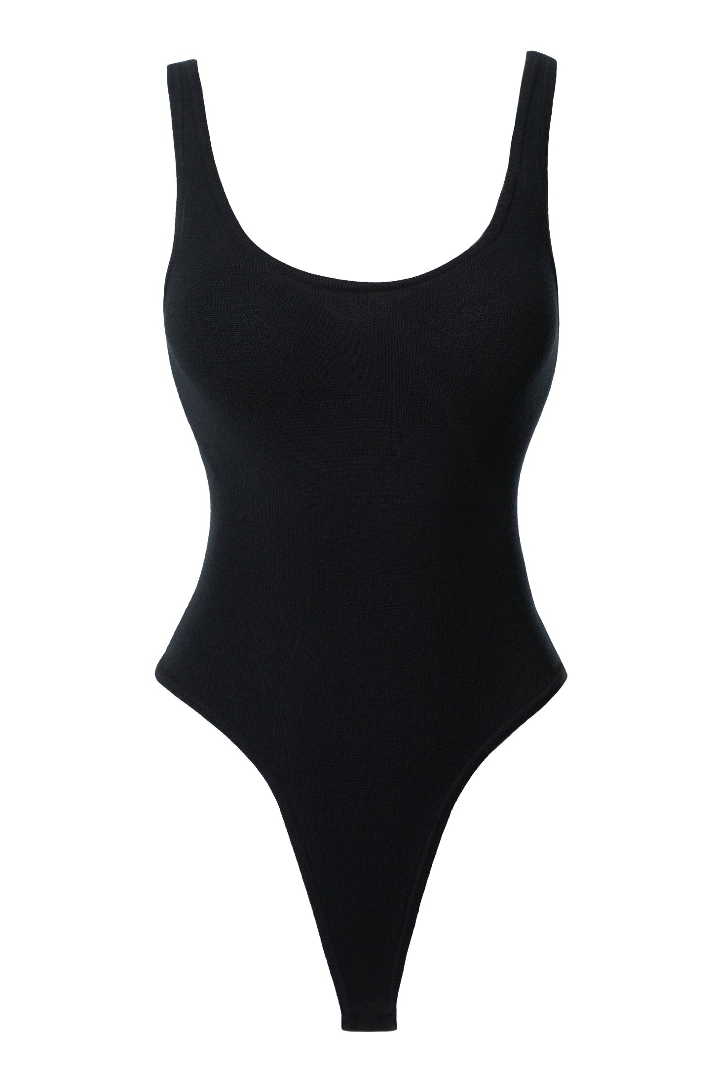 Black Romi Knit Bodysuit JLUXLABEL