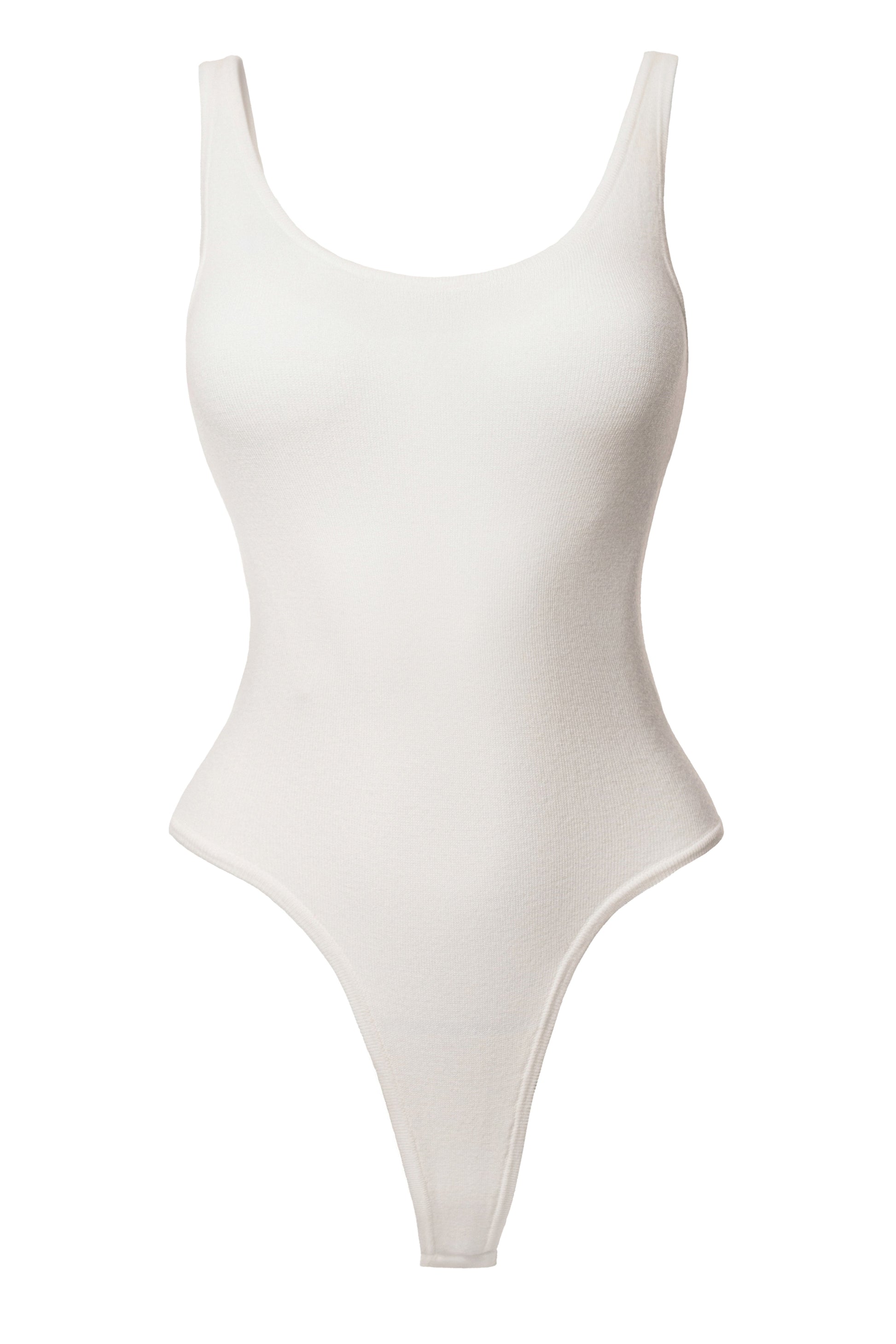Ivory Romi Knit Bodysuit JLUXLABEL