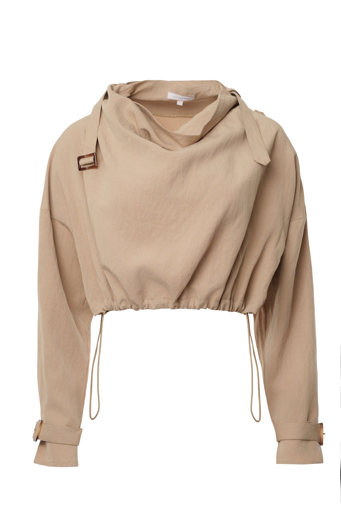 Beige Wanderlust Crop Top JLUXLABEL