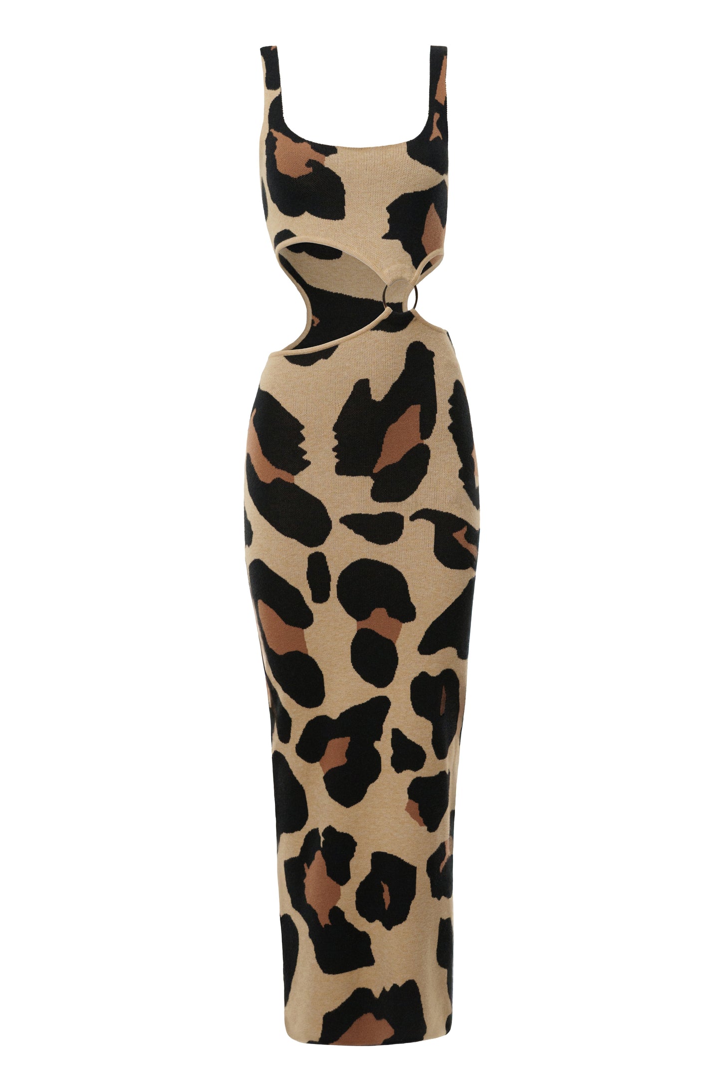 Leopard Zahara Print Maxi Dress JLUXLABEL