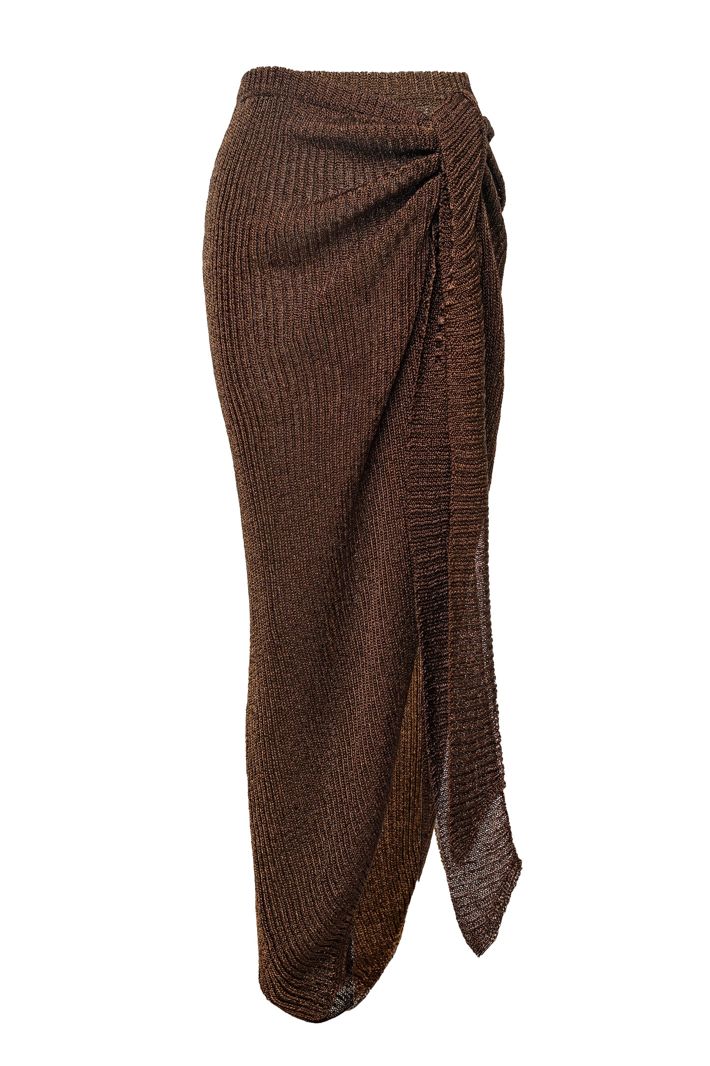 Bronze Sunlit Metallic Sarong JLUXLABEL