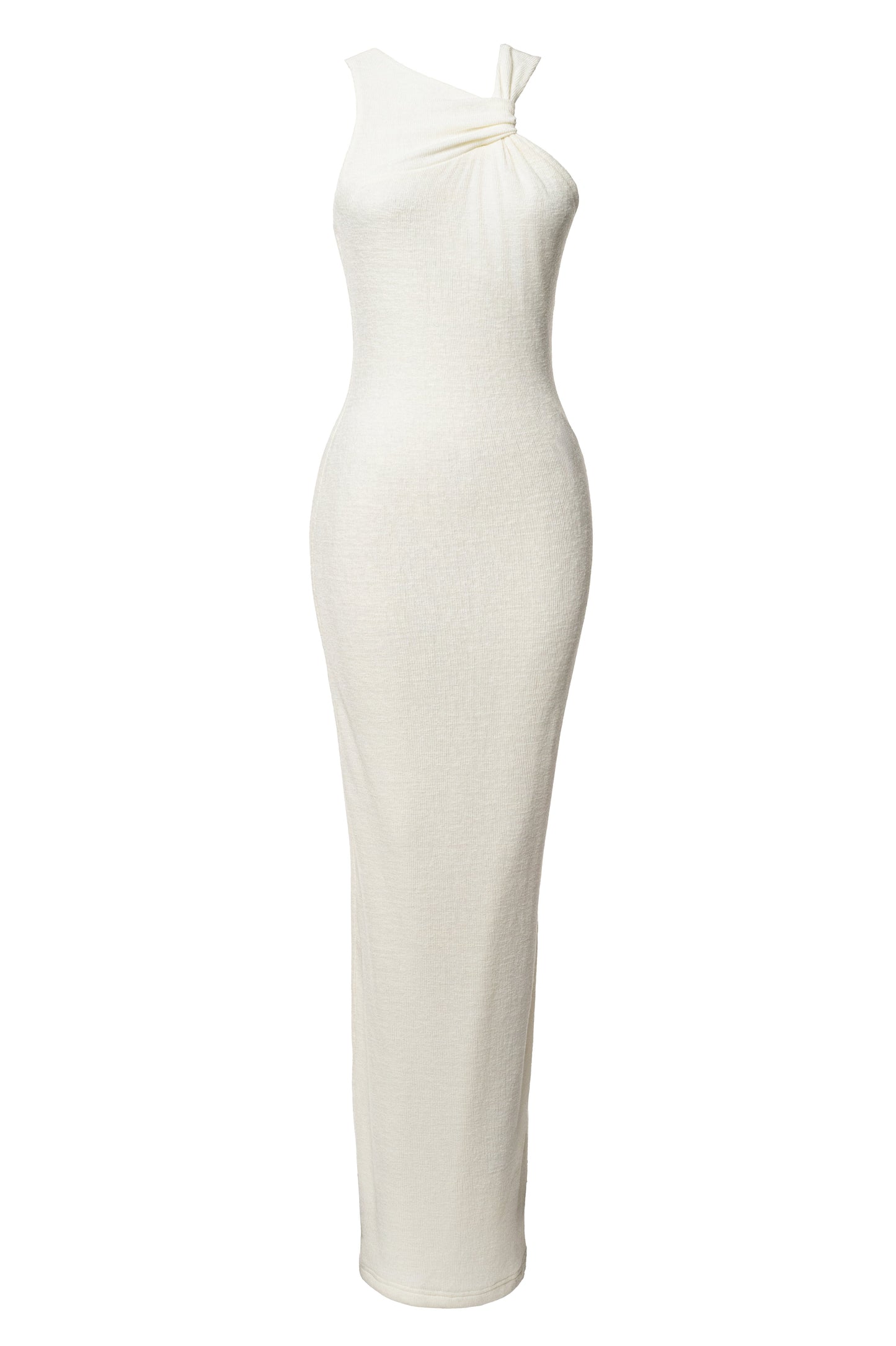 Ivory Alessia Knit Maxi Dress JLUXLABEL