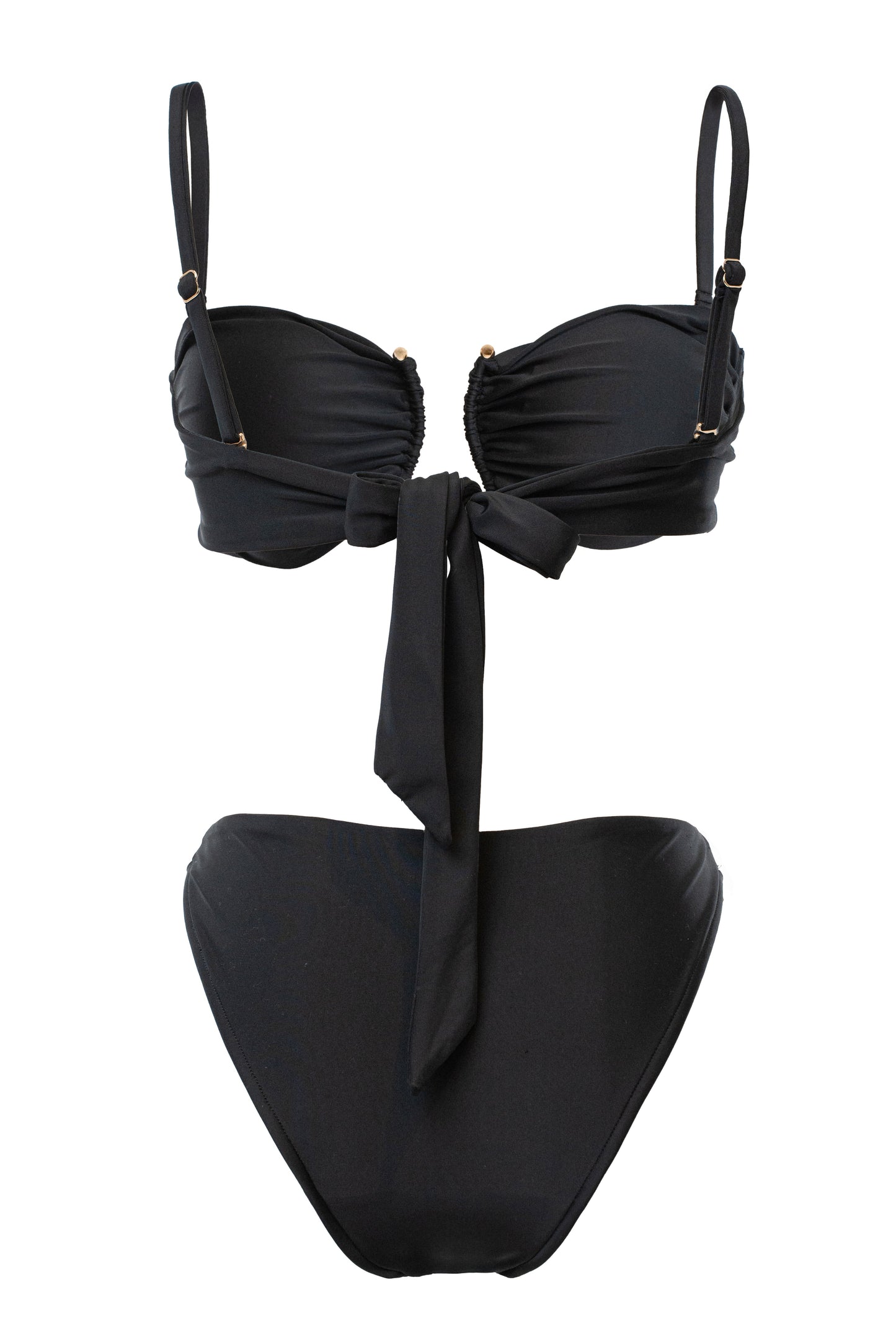 Black Tropical Tide Bikini Set JLUXLABEL