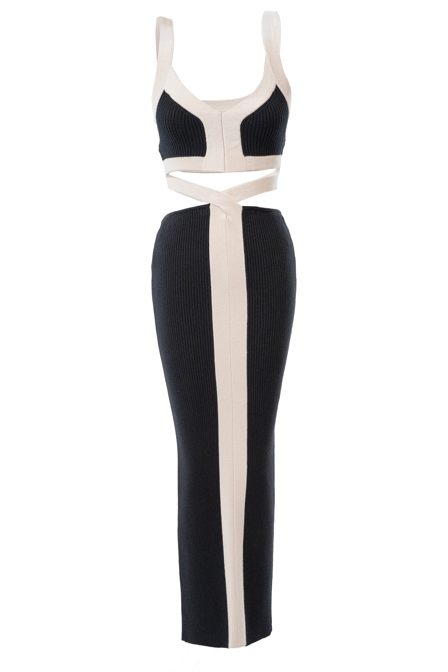 Black/Milk Coastal Drift Skirt Set JLUXLABEL
