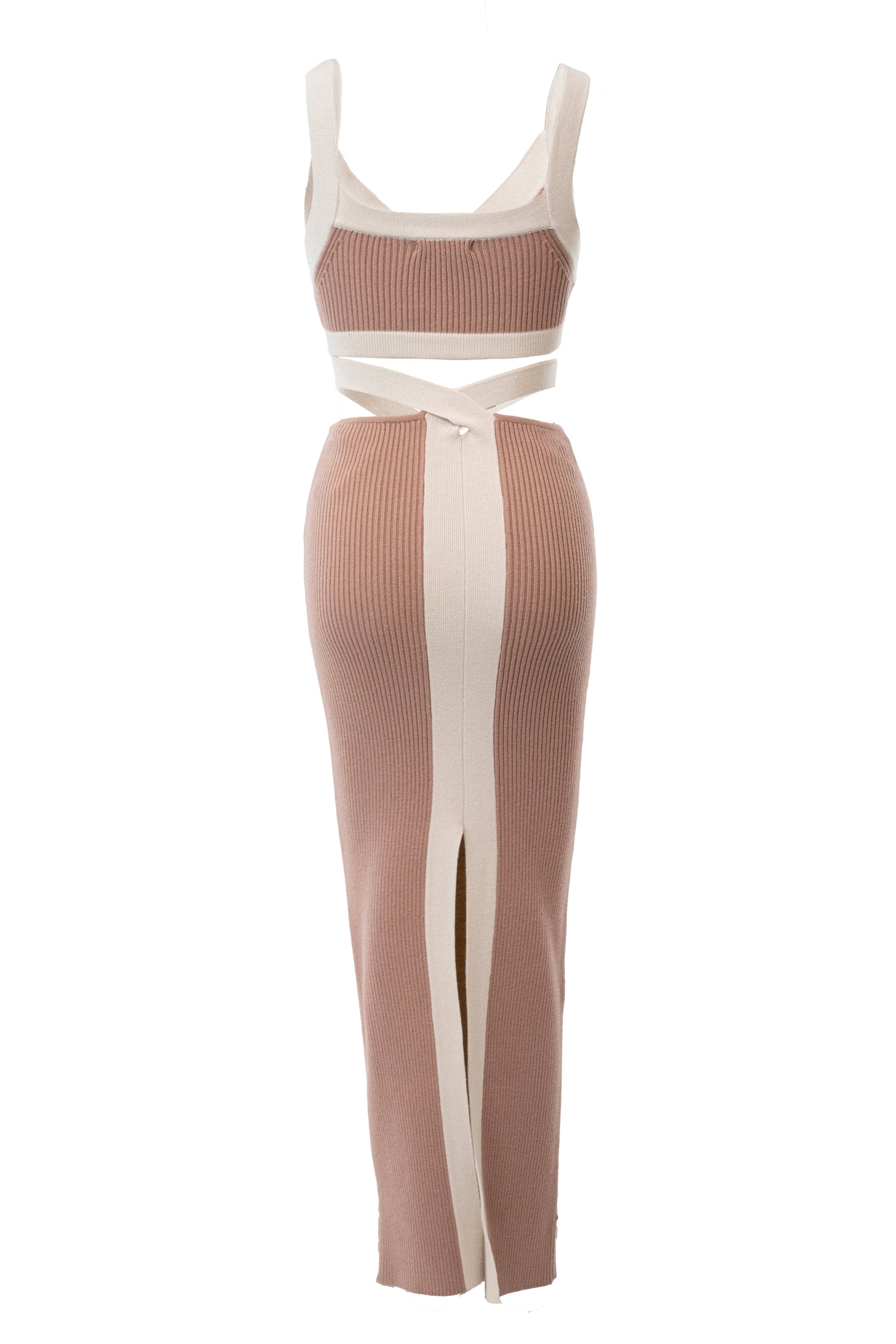 Mocha/Milk Coastal Drift Skirt Set JLUXLABEL