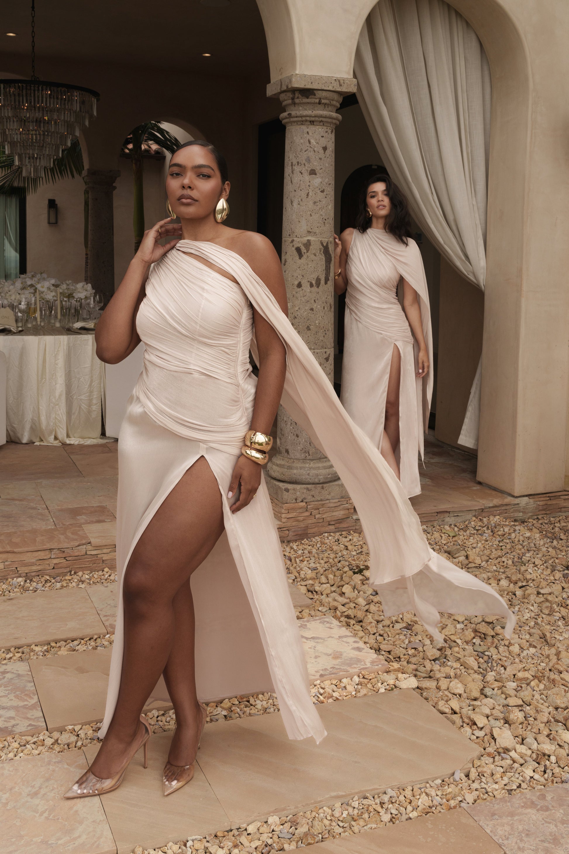 Champagne Eternal Muse Gown NEWFASHIONEDGE