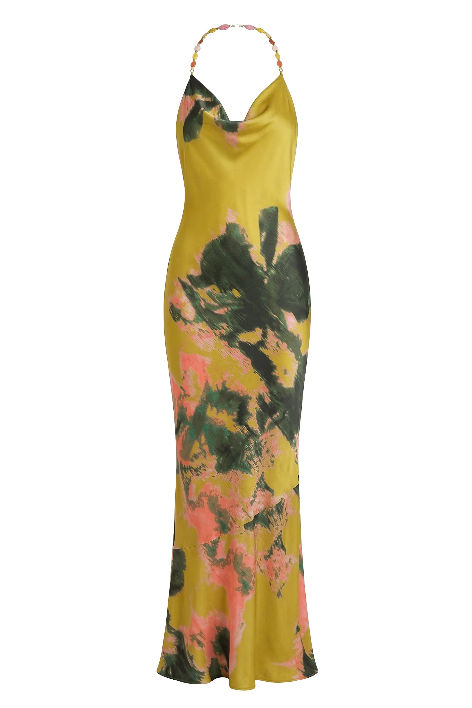 PRE-ORDER Yellow Print Bethani Maxi Dress NEWFASHIONEDGE