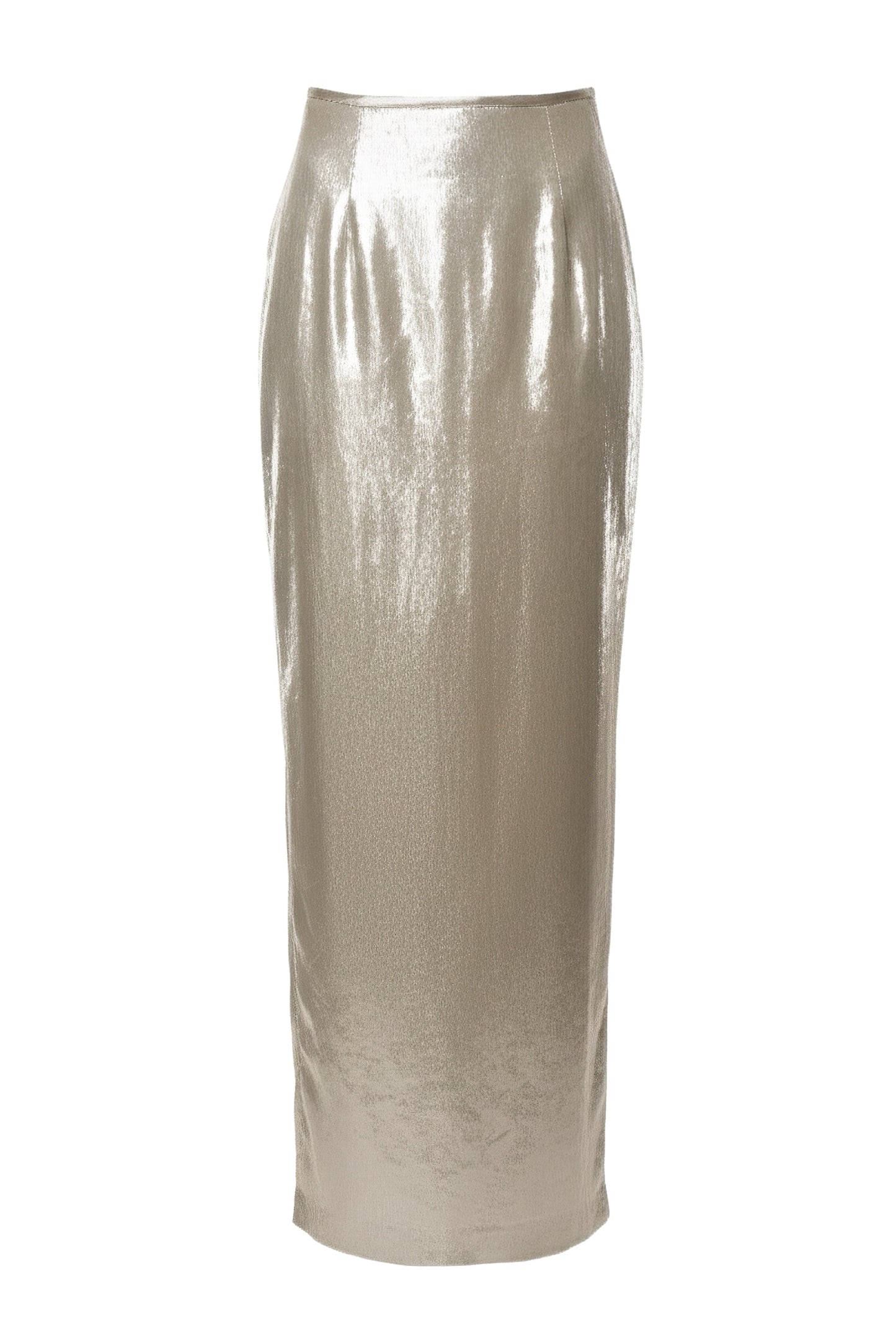 Beige Illuminate Maxi Skirt JLUXLABEL