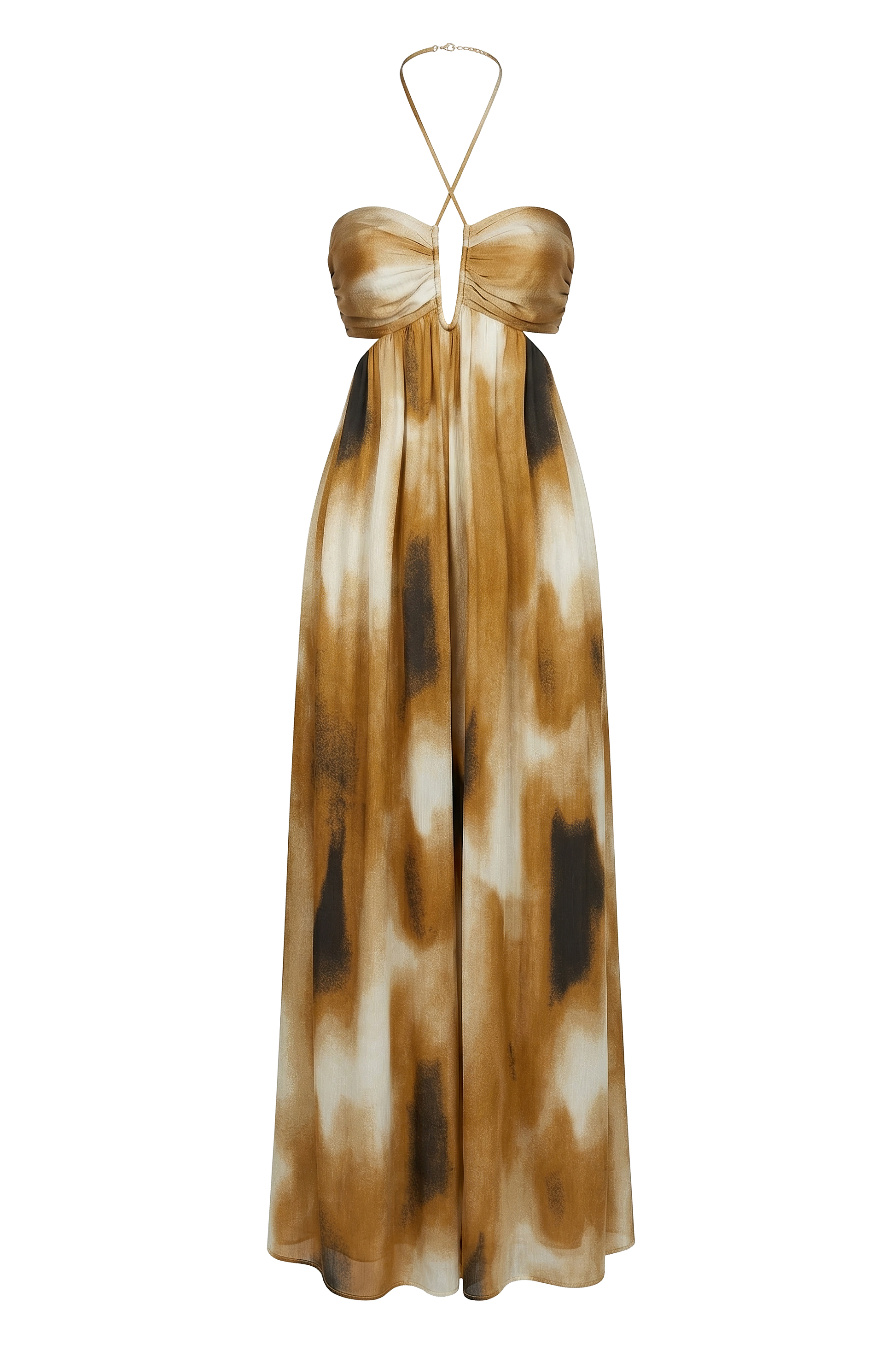 Gold Safari Sunset Jumpsuit JLUXLABEL