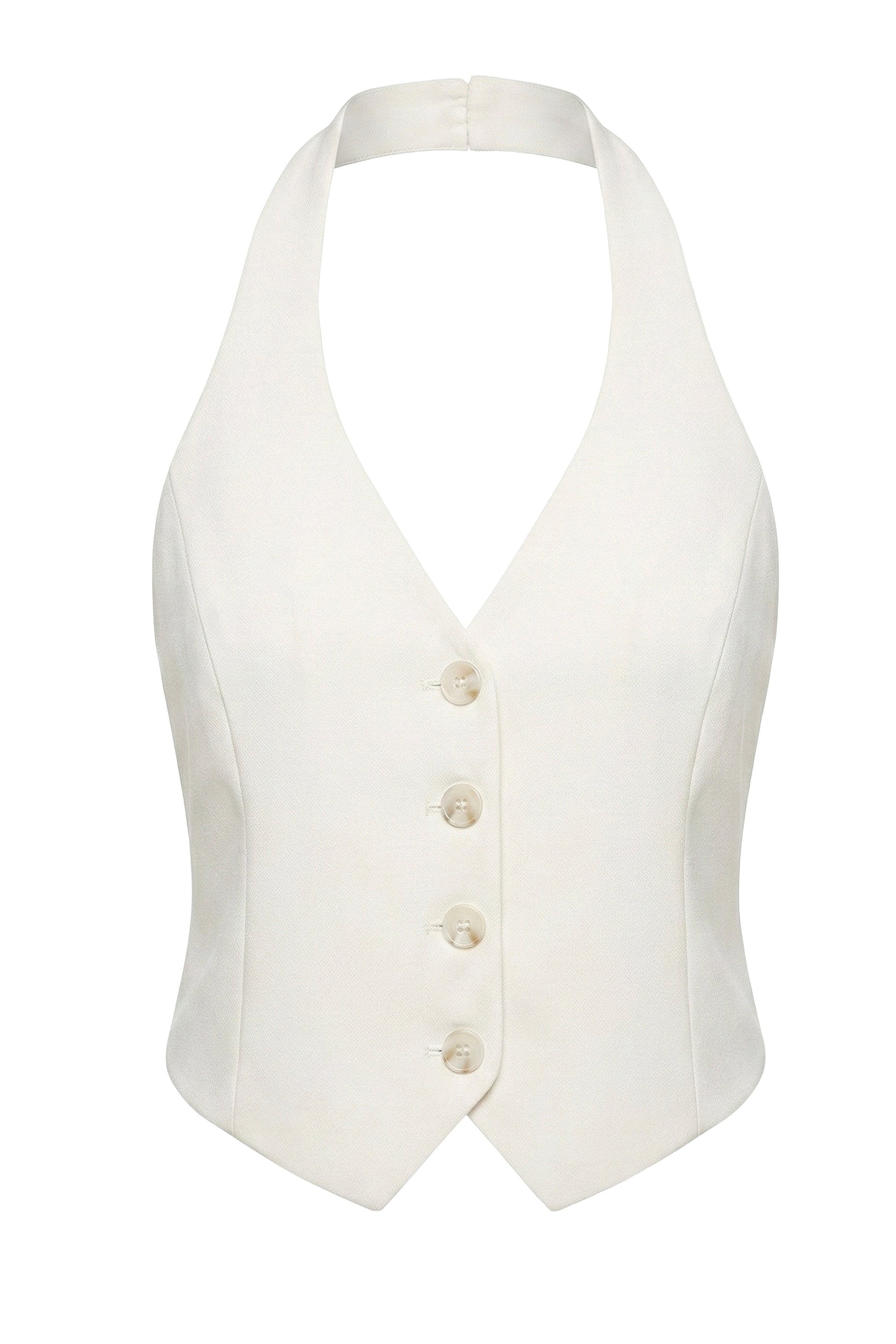 Ivory Signature Elegance Vest JLUXLABEL