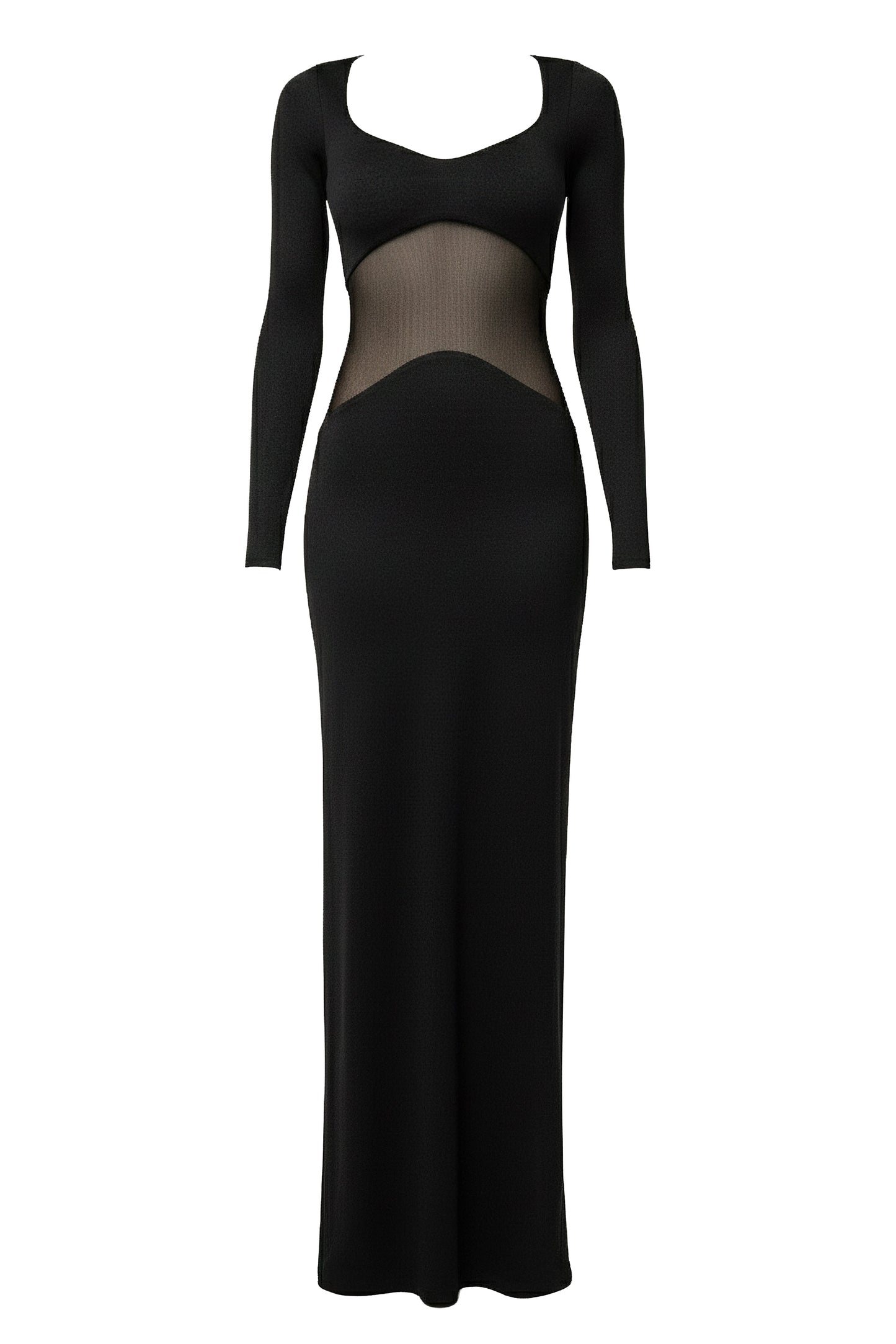 Black Glitz Hour Maxi Dress JLUXLABEL