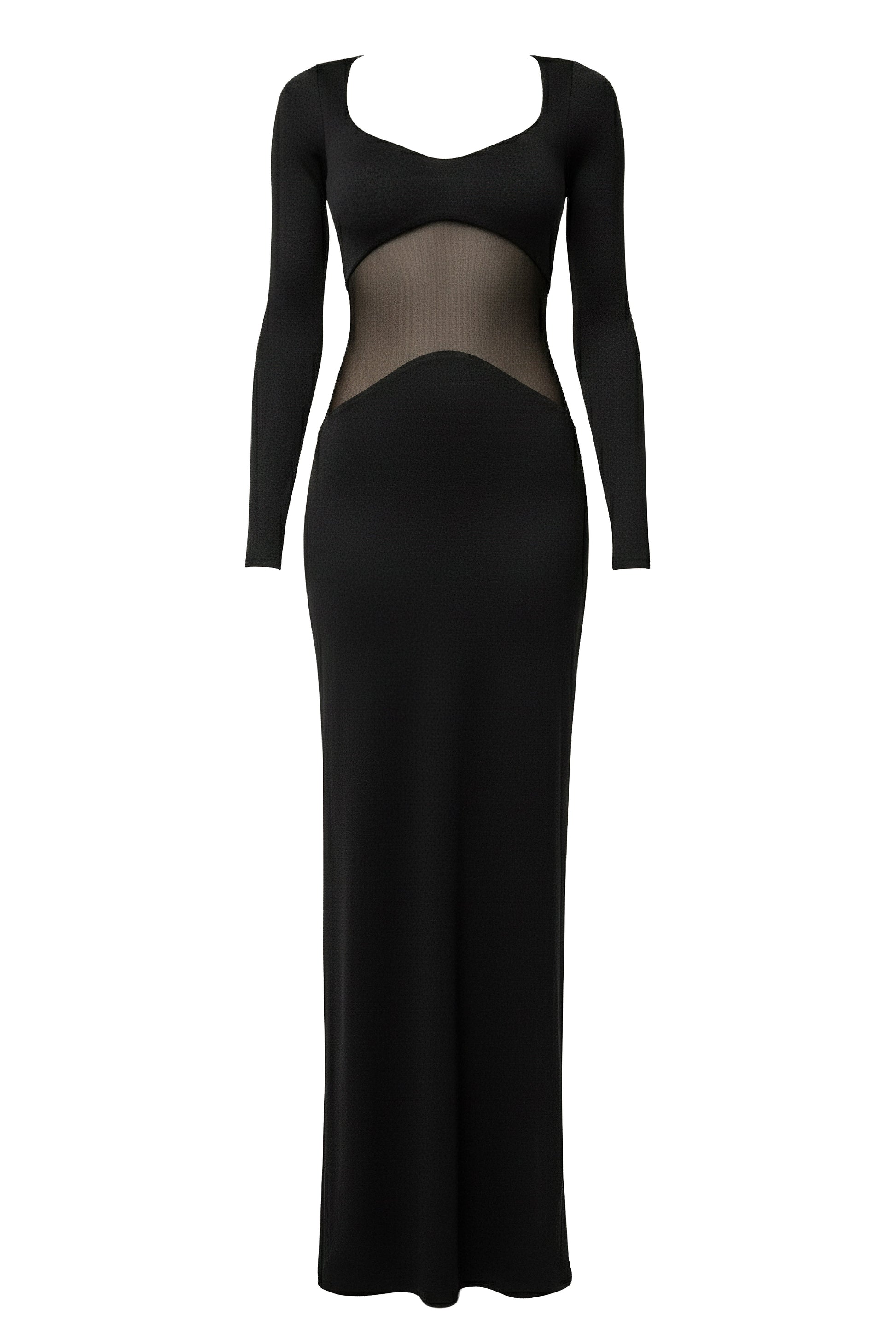 Black Glitz Hour Maxi Dress JLUXLABEL