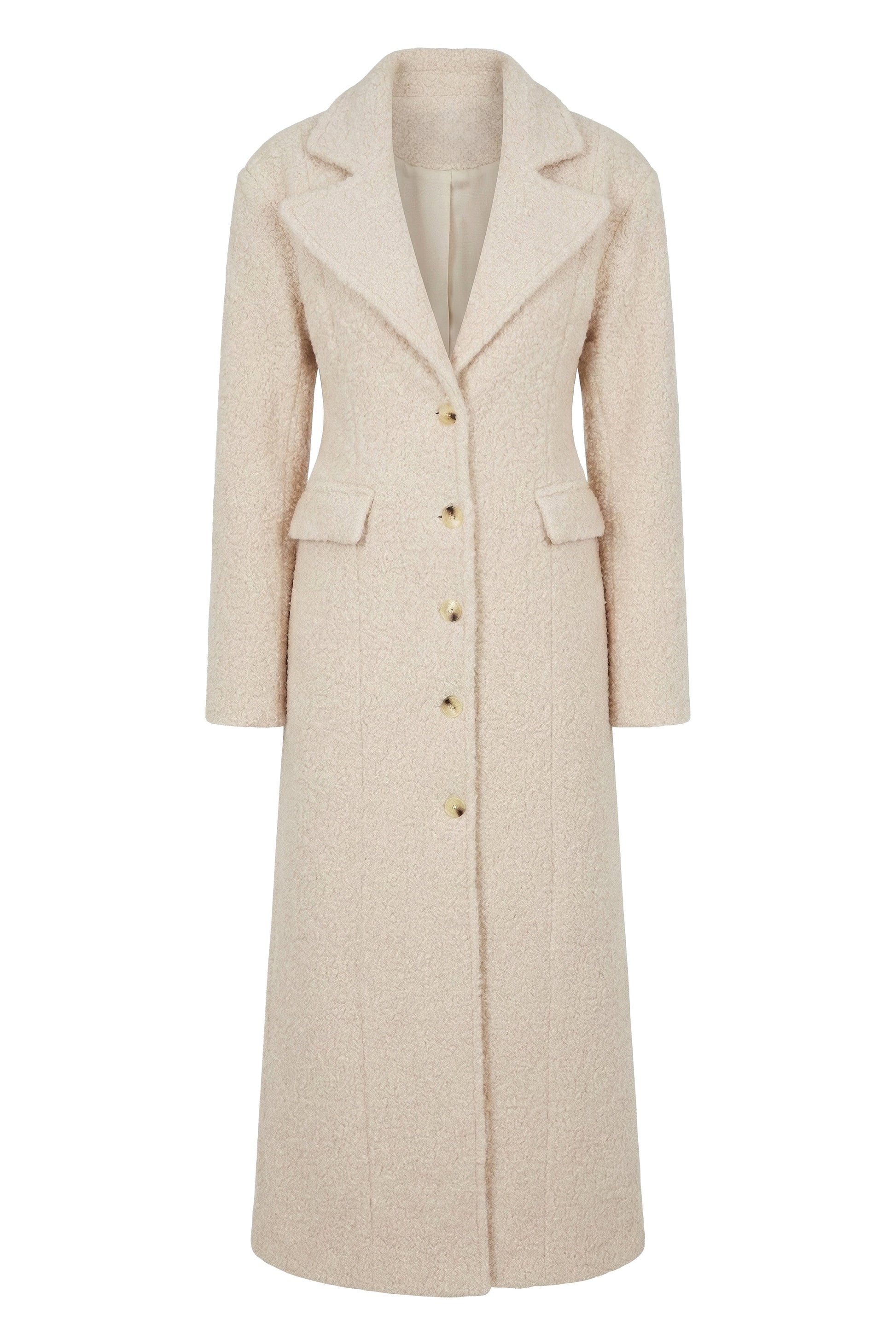 Ivory Midnight Check In Coat JLUXLABEL