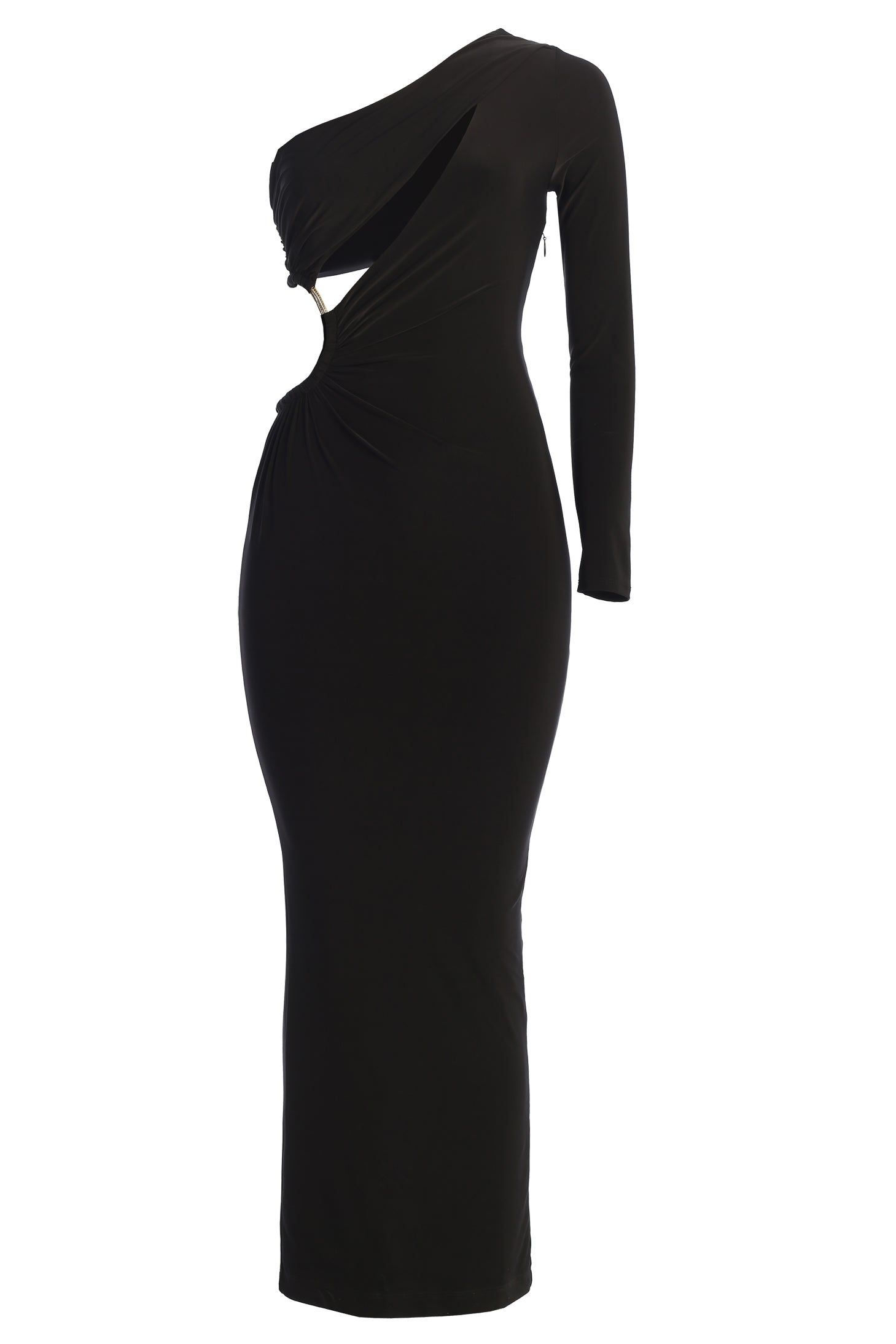 Noir Jorgia Keyhole Dress JLUXLABEL